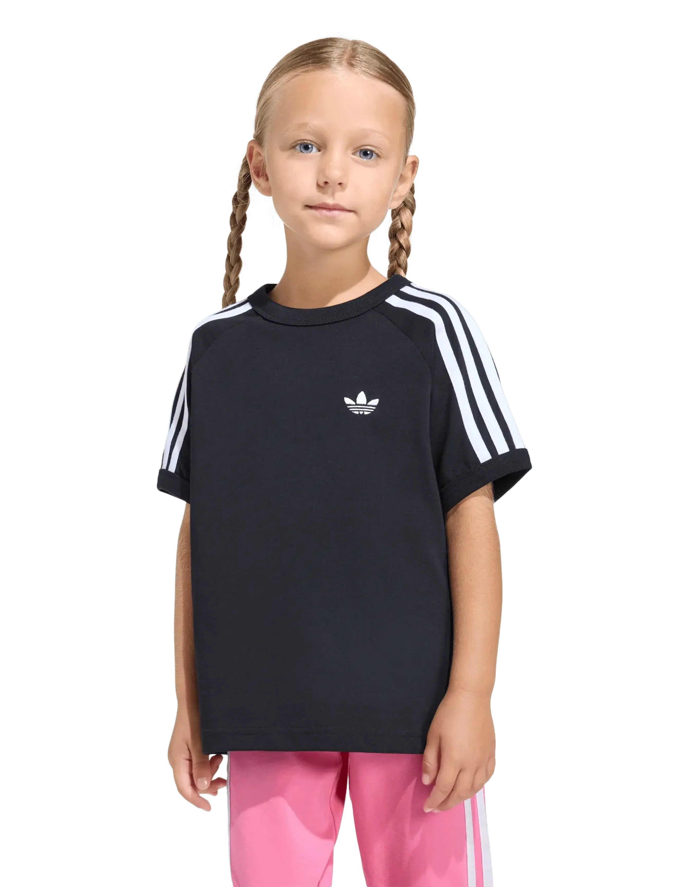 adidas Originals - 3 STRIPES TEE - black - 4