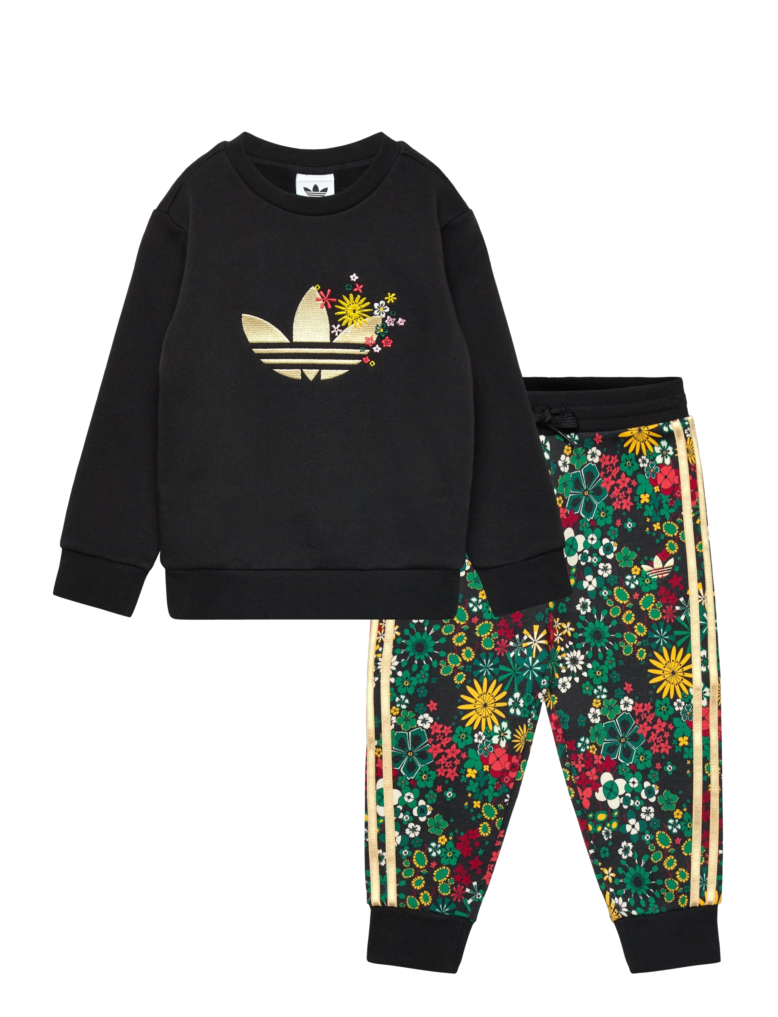 adidas Originals CREW SET - Joggingset - BLACK / multi