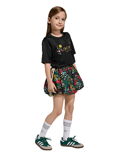 adidas Originals SKIRT TEE SET - Komplektai su marškinėliais trumpomis rankovėmis - BLACK / black