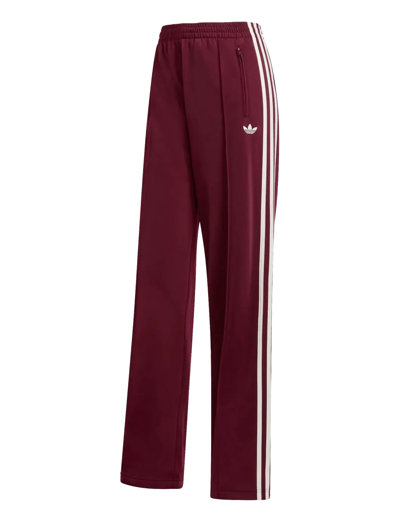 adidas Originals FB LOOSE TP - Dressipüksid - MAROON/OWHITE / burgundy