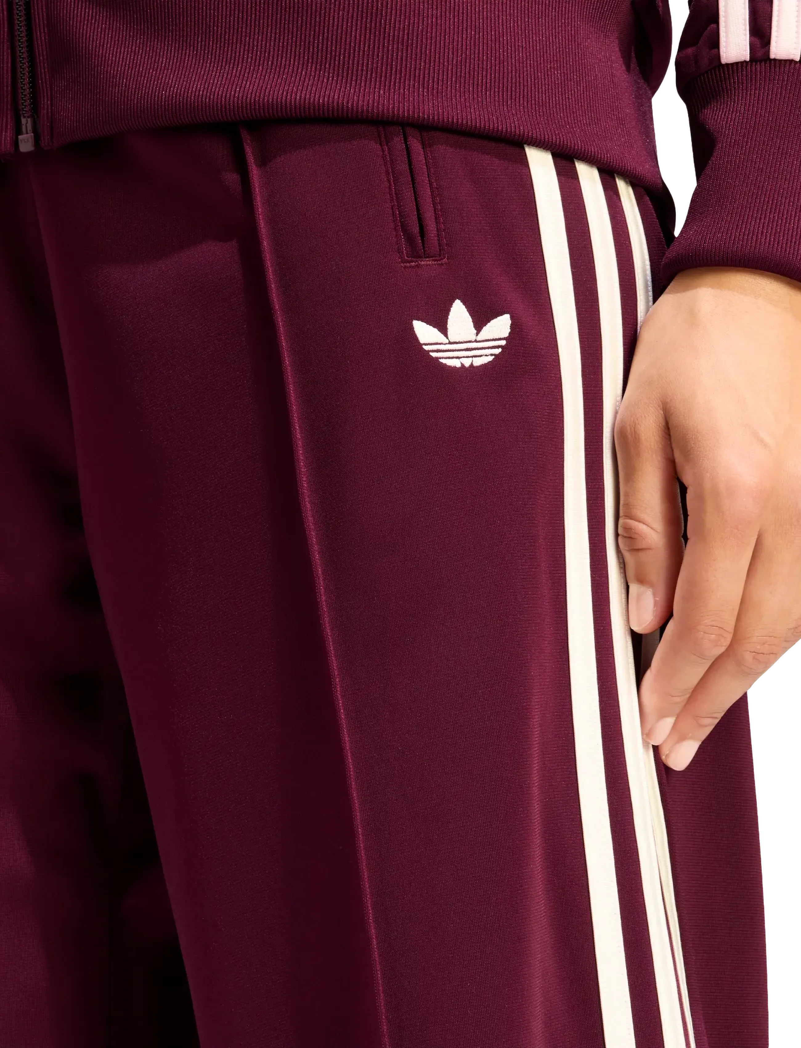 adidas Originals - FB LOOSE TP - casual - maroon/owhite - 3
