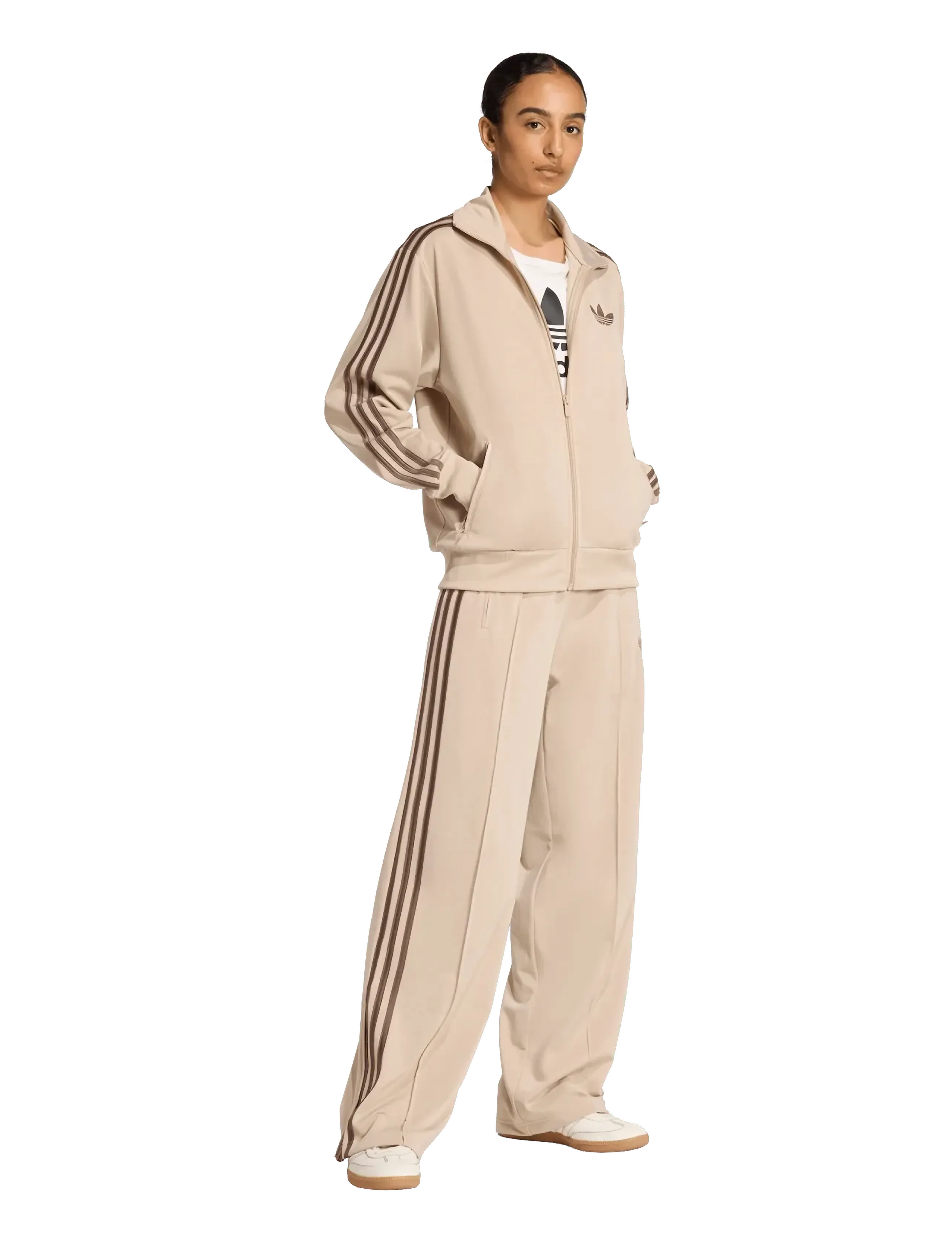 adidas Originals - FB LOOSE TP - casual trousers - stokha/earstr - 0