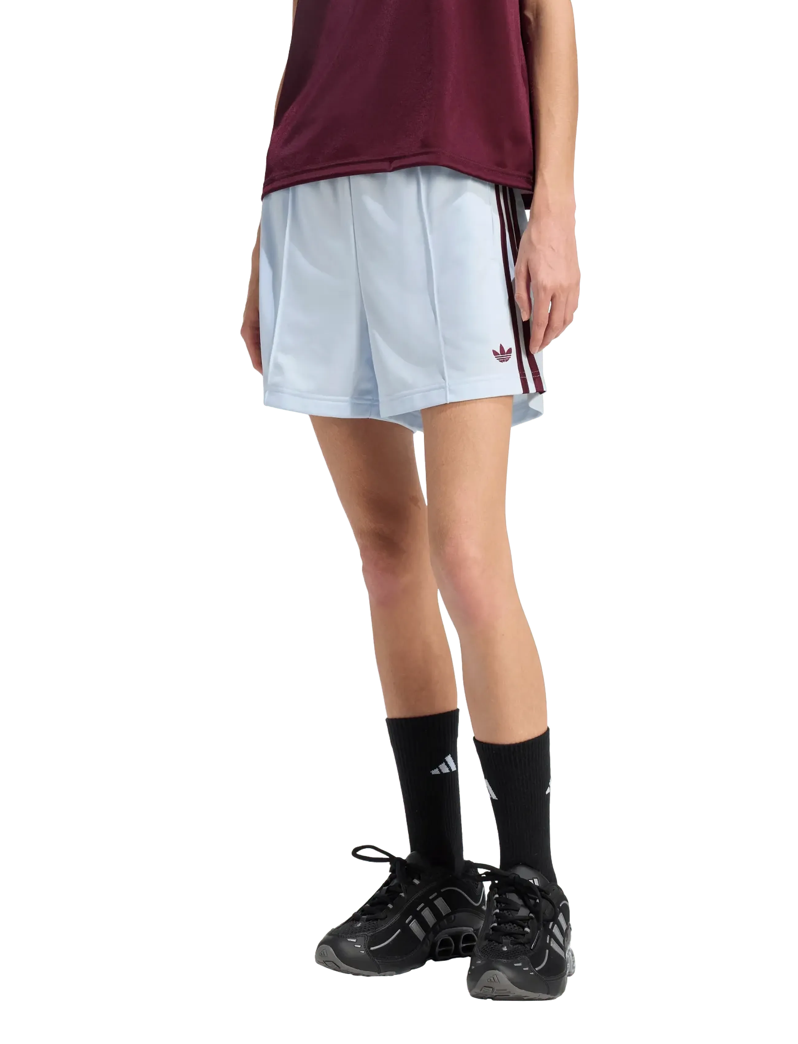adidas Originals - Firebird SHORT - afslappede shorts - crsk/maroon - 2