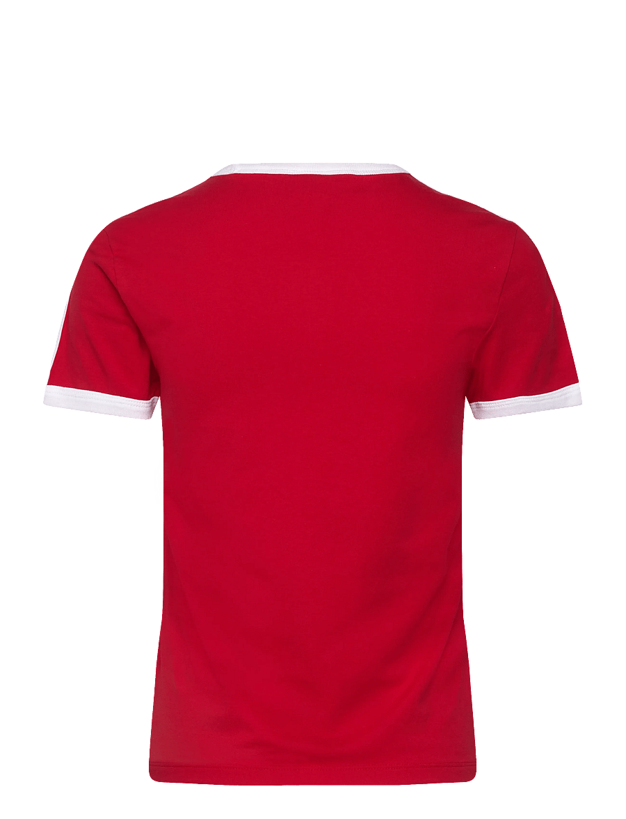 adidas Originals - 3S TEE SLIM - t-shirts - betsca/white - 2