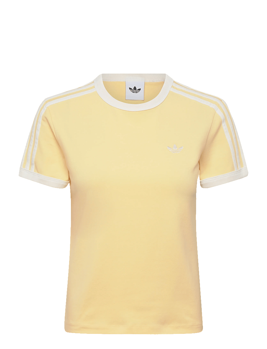 adidas Originals - 3S TEE SLIM - alussärgid ja t-särgid - orgtin/owhite - 1