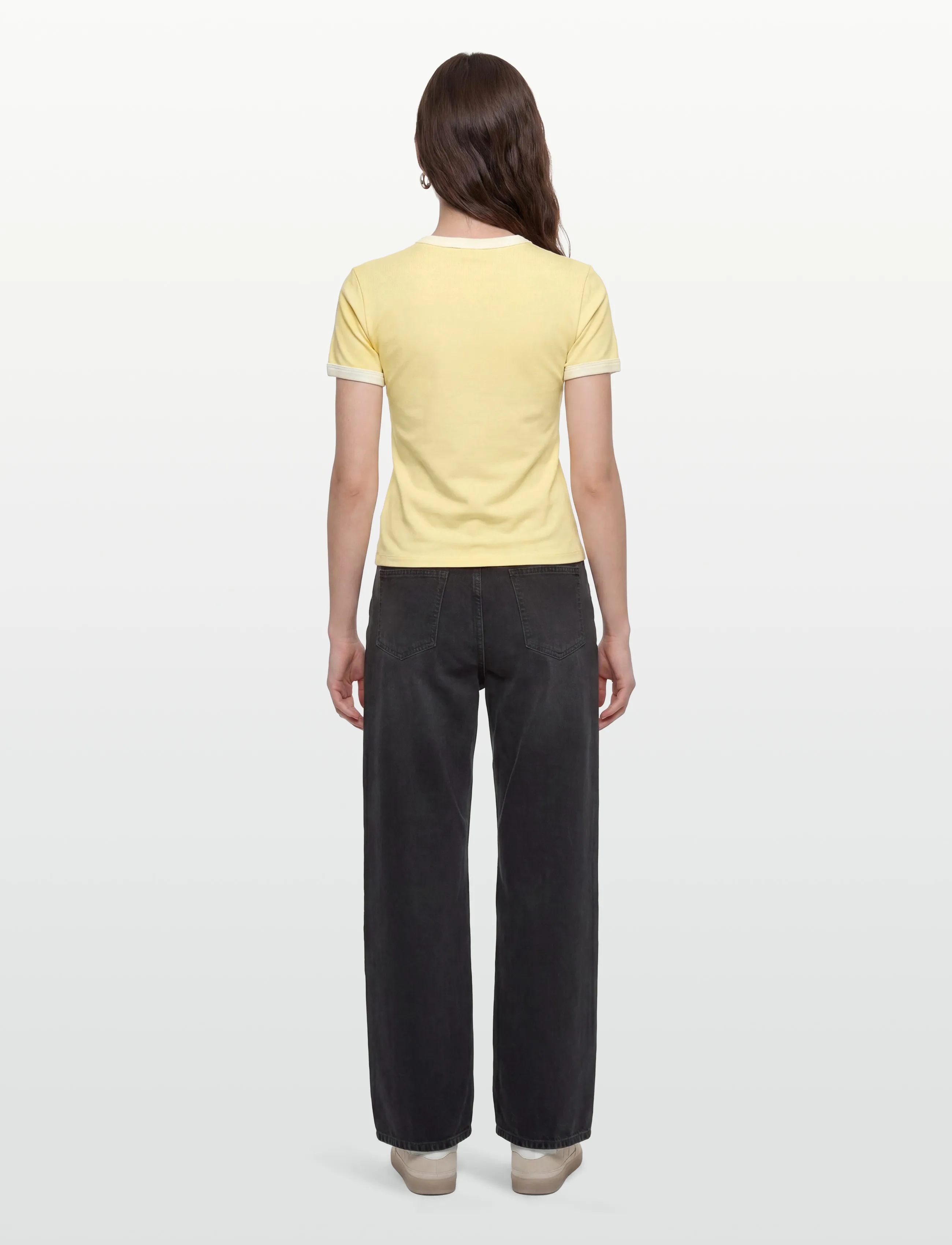 adidas Originals - 3S TEE SLIM - t-shirts - orgtin/owhite - 4