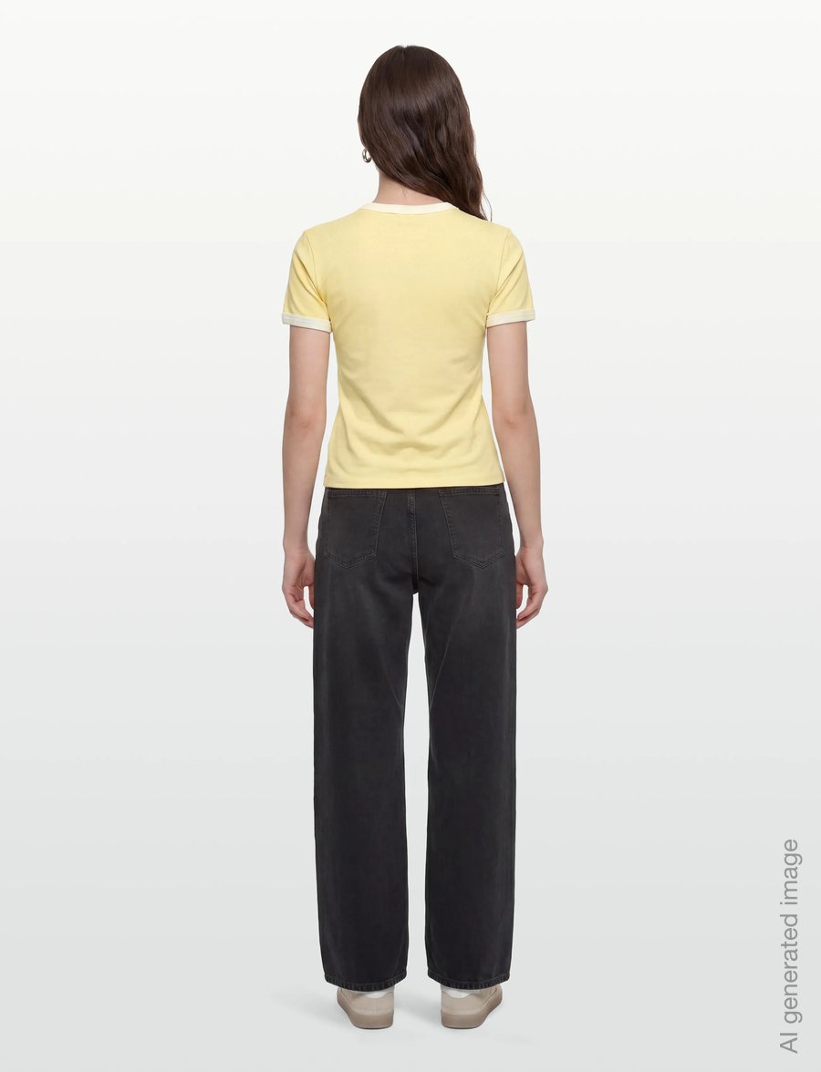 adidas Originals - 3S TEE SLIM - alussärgid ja t-särgid - orgtin/owhite - 4