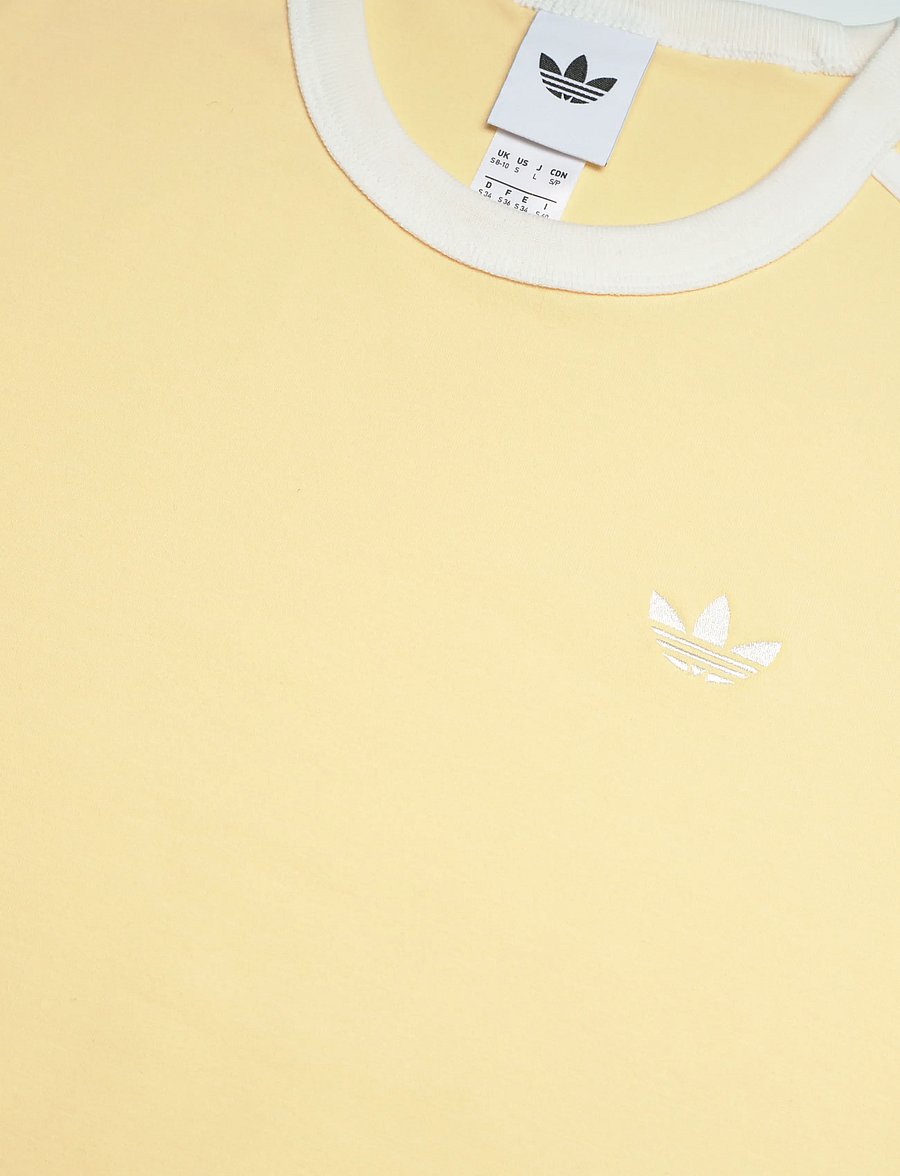 adidas Originals - 3S TEE SLIM - alussärgid ja t-särgid - orgtin/owhite - 5
