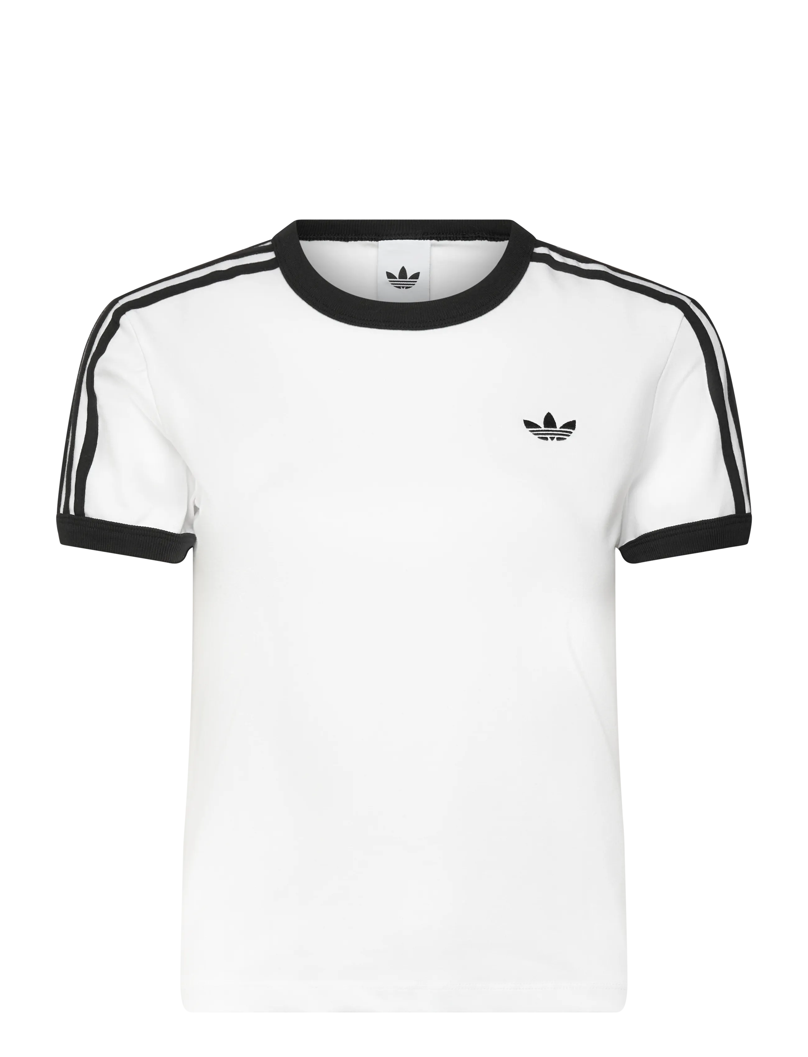 ADIDAS ORIGINALS 3S Tee Slim Weiß - XXL - Damen