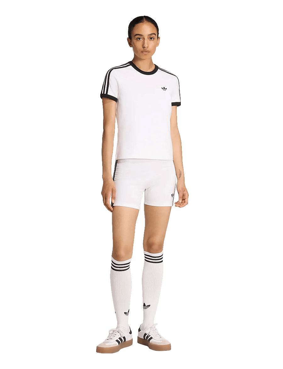 adidas Originals - 3S TEE SLIM - alussärgid ja t-särgid - white/black - 0