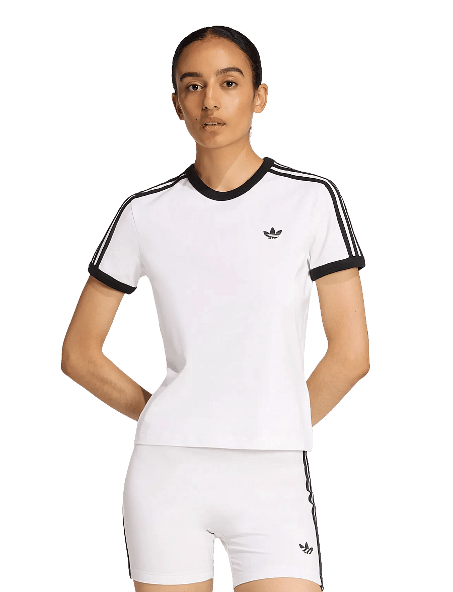 adidas Originals - 3S TEE SLIM - alussärgid ja t-särgid - white/black - 3