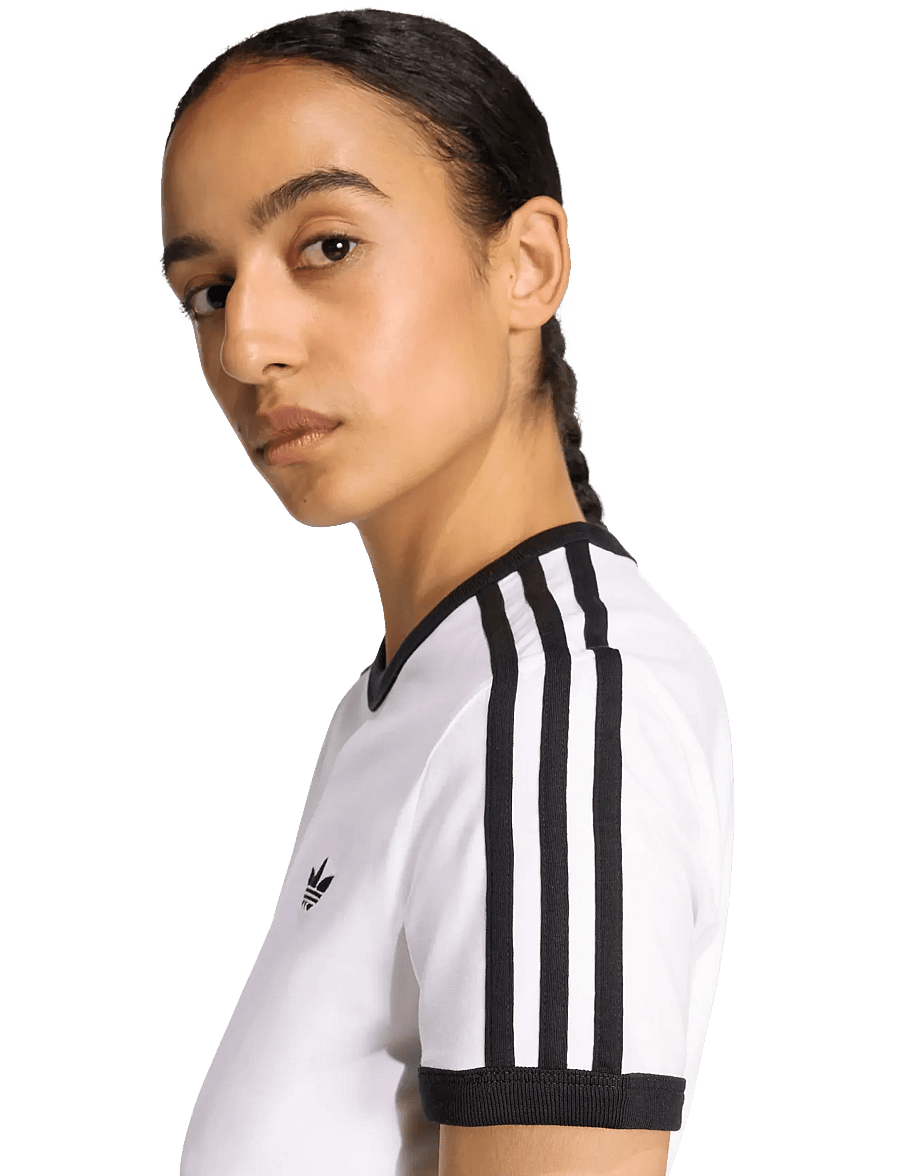 adidas Originals - 3S TEE SLIM - alussärgid ja t-särgid - white/black - 4