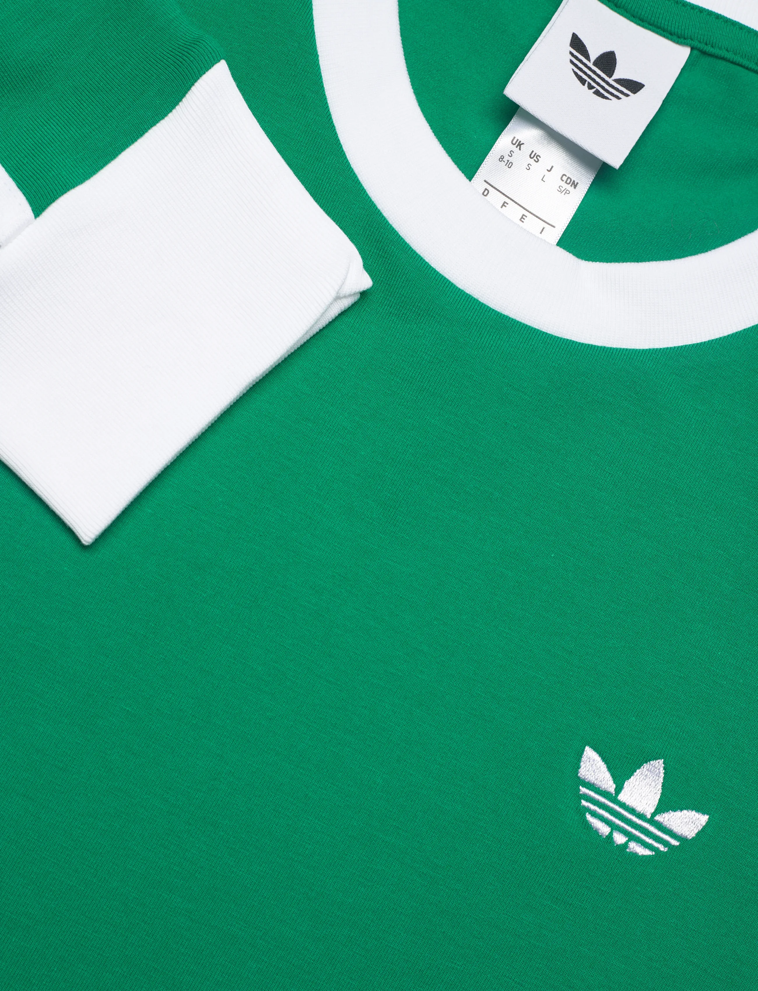 adidas Originals - 3S LONGLSEEVE - langærmede t-shirts - bgreen/white - 2
