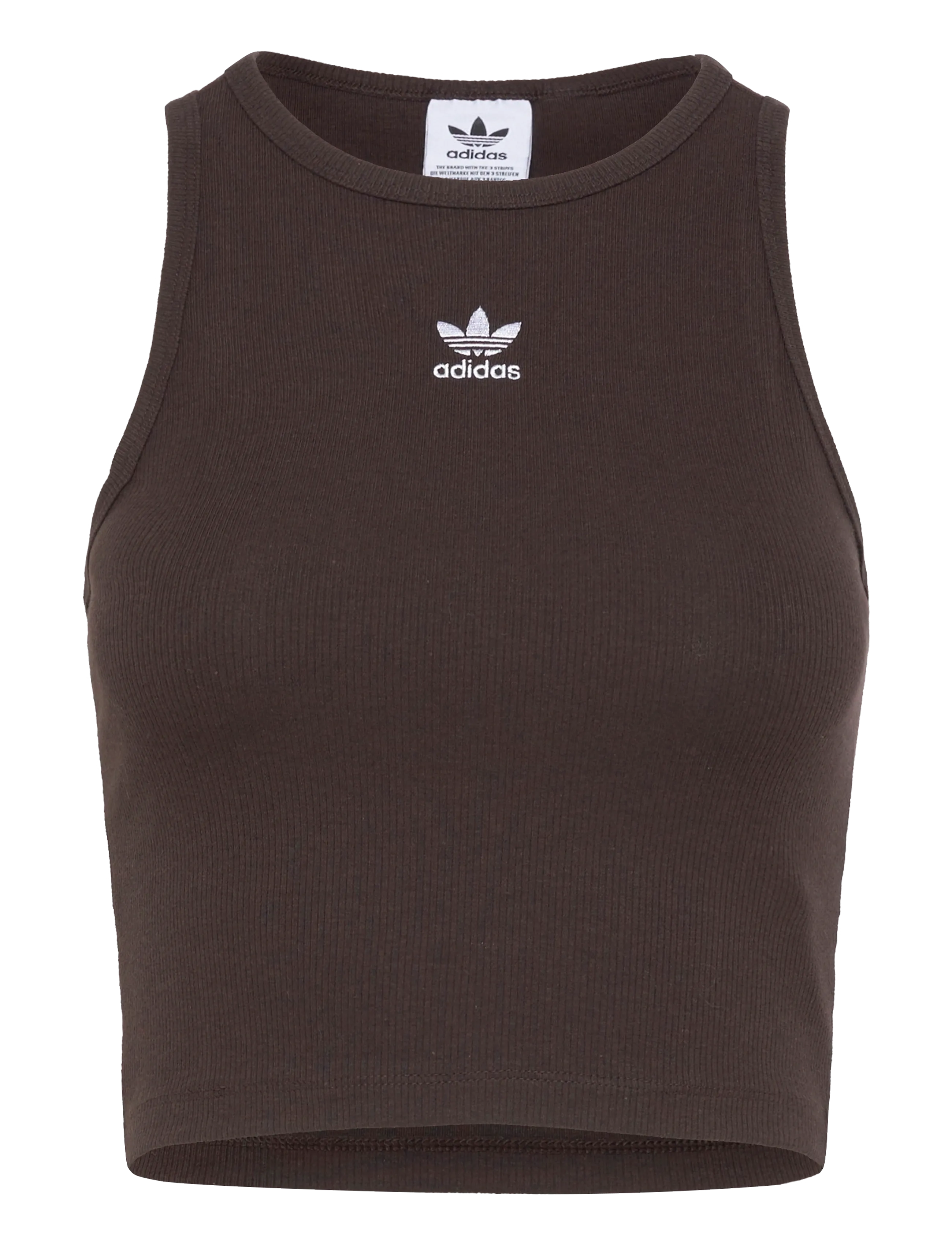 adidas Originals ESS RIB TANK - Tank tops - AUCO / brown