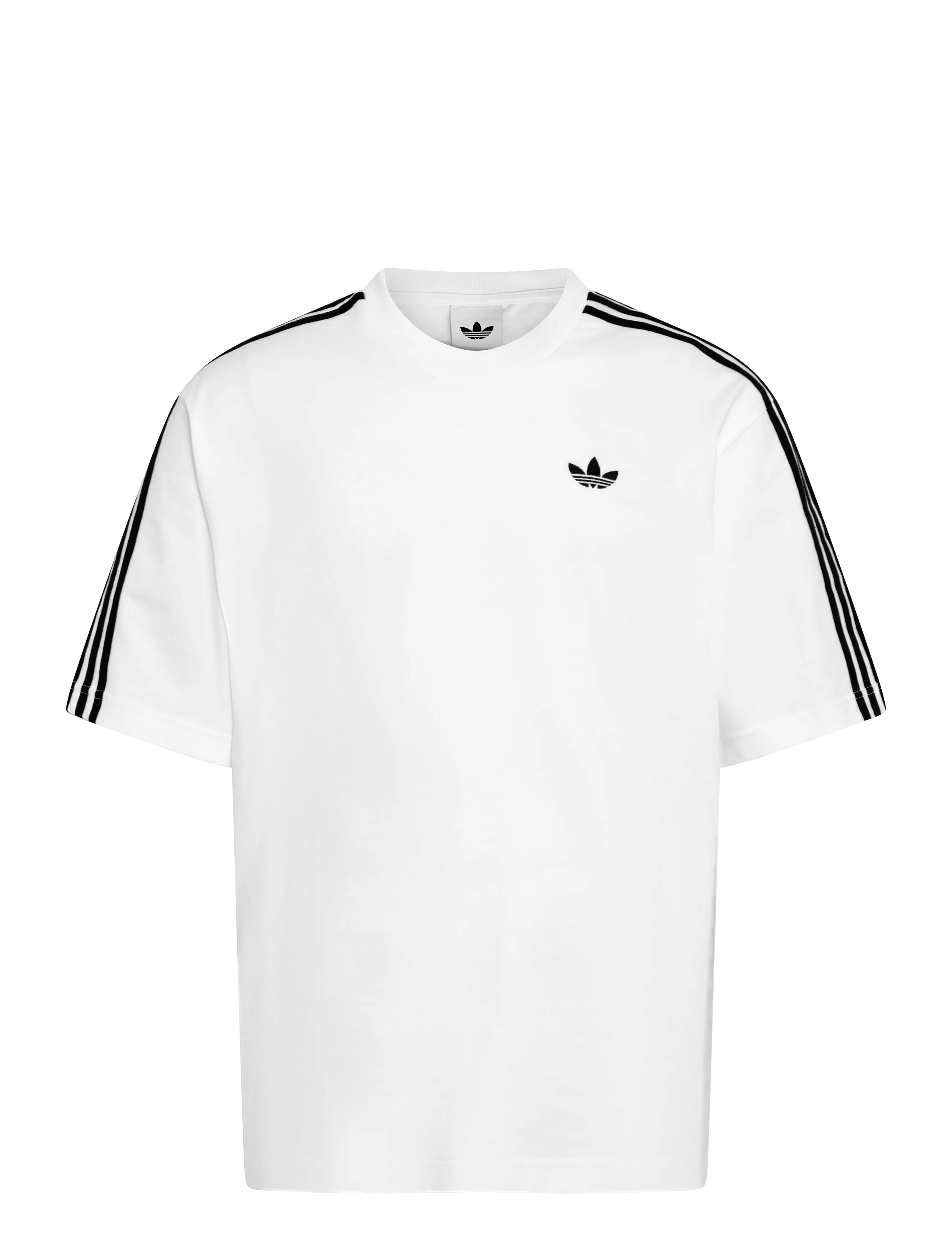adidas Originals 3S TEE - Riided - WHITE / white