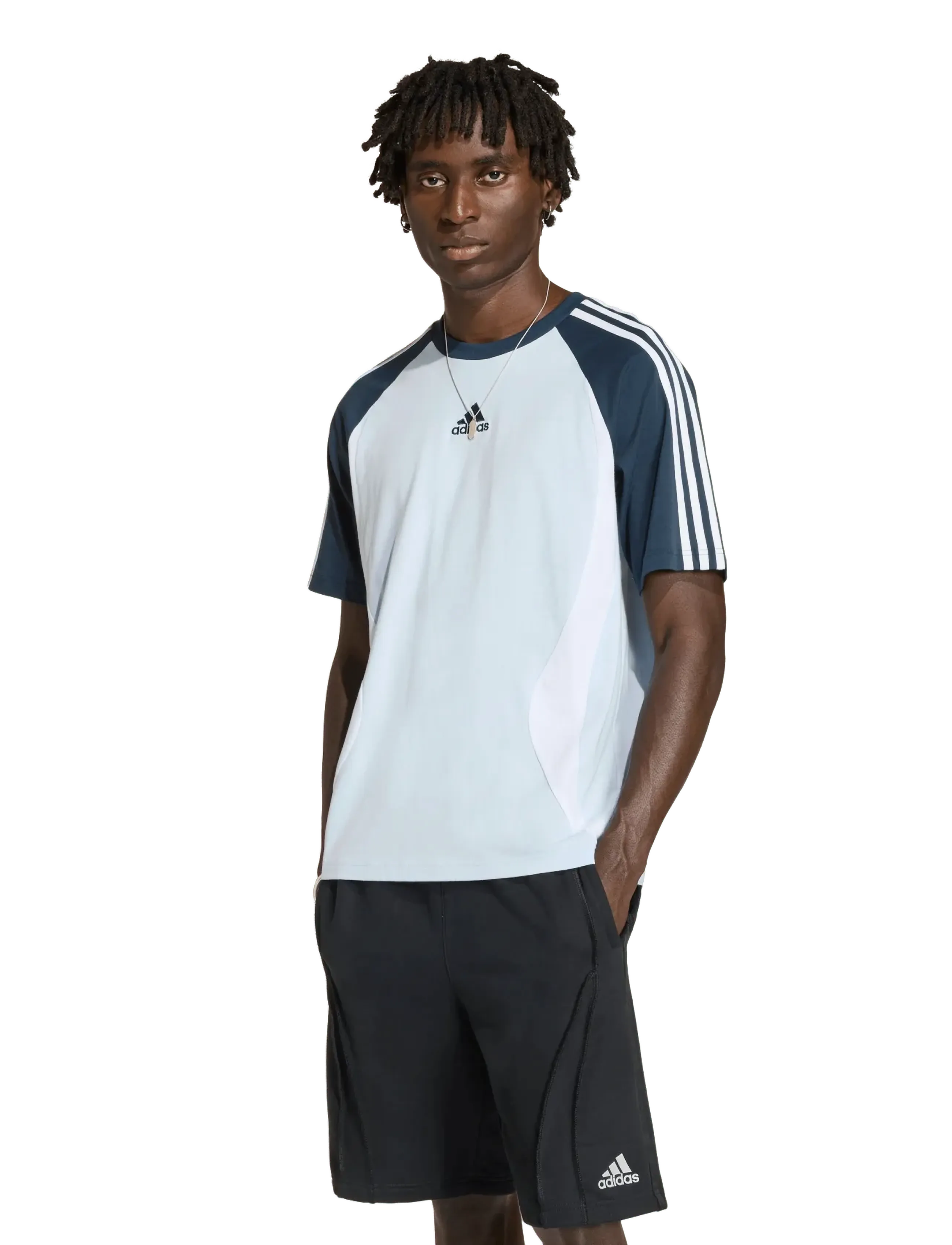 adidas Originals TEAMGEIST TEE - T-särgid - CRSK/AURINK / blue