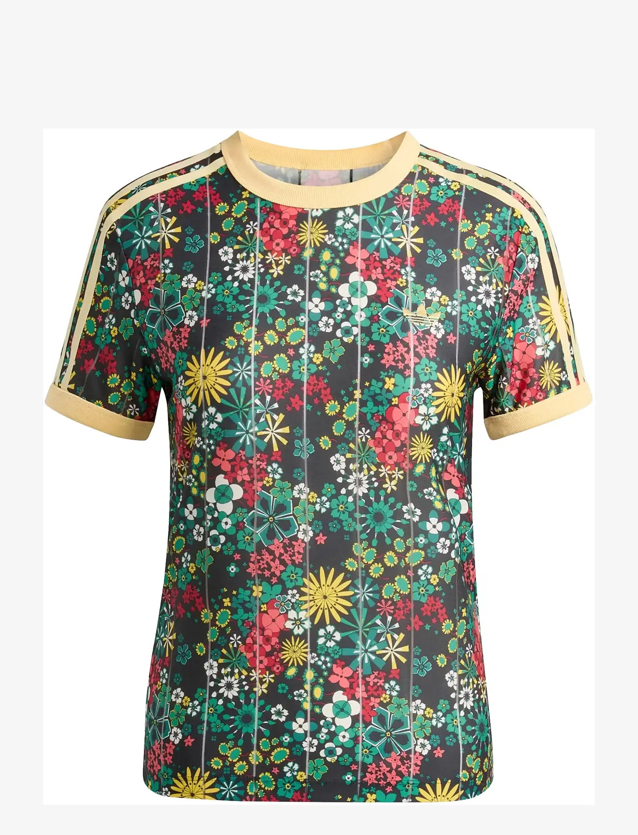 adidas Originals - 3S TEE SLIM - alussärgid ja t-särgid - black/bgreen/cgreen/e - 1