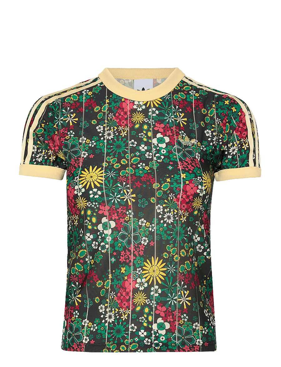 adidas Originals - 3S TEE SLIM - alussärgid ja t-särgid - black/bgreen/cgreen/e - 1