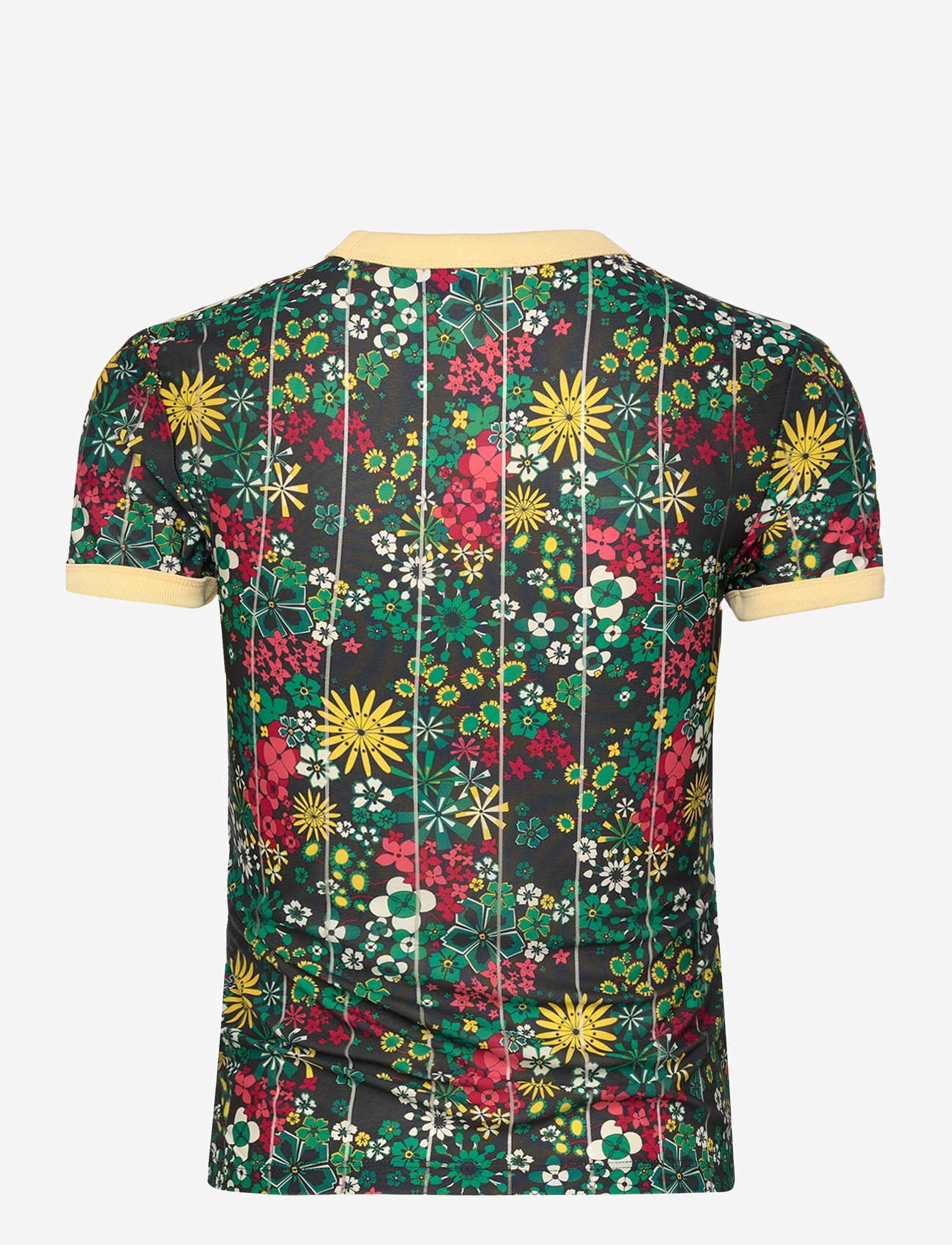 adidas Originals - 3S TEE SLIM - t-shirts - black/bgreen/cgreen/e - 2