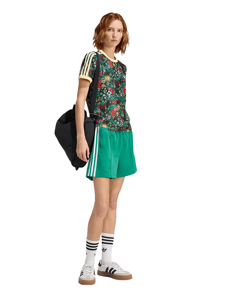 adidas Originals - 3S TEE SLIM - alussärgid ja t-särgid - black/bgreen/cgreen/e - 0