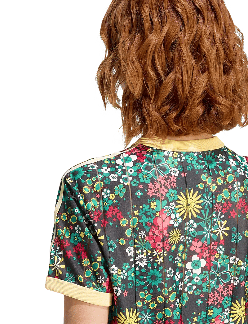 adidas Originals - 3S TEE SLIM - alussärgid ja t-särgid - black/bgreen/cgreen/e - 3