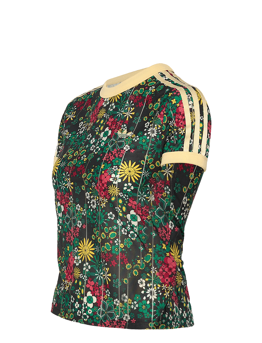 adidas Originals - 3S TEE SLIM - alussärgid ja t-särgid - black/bgreen/cgreen/e - 4
