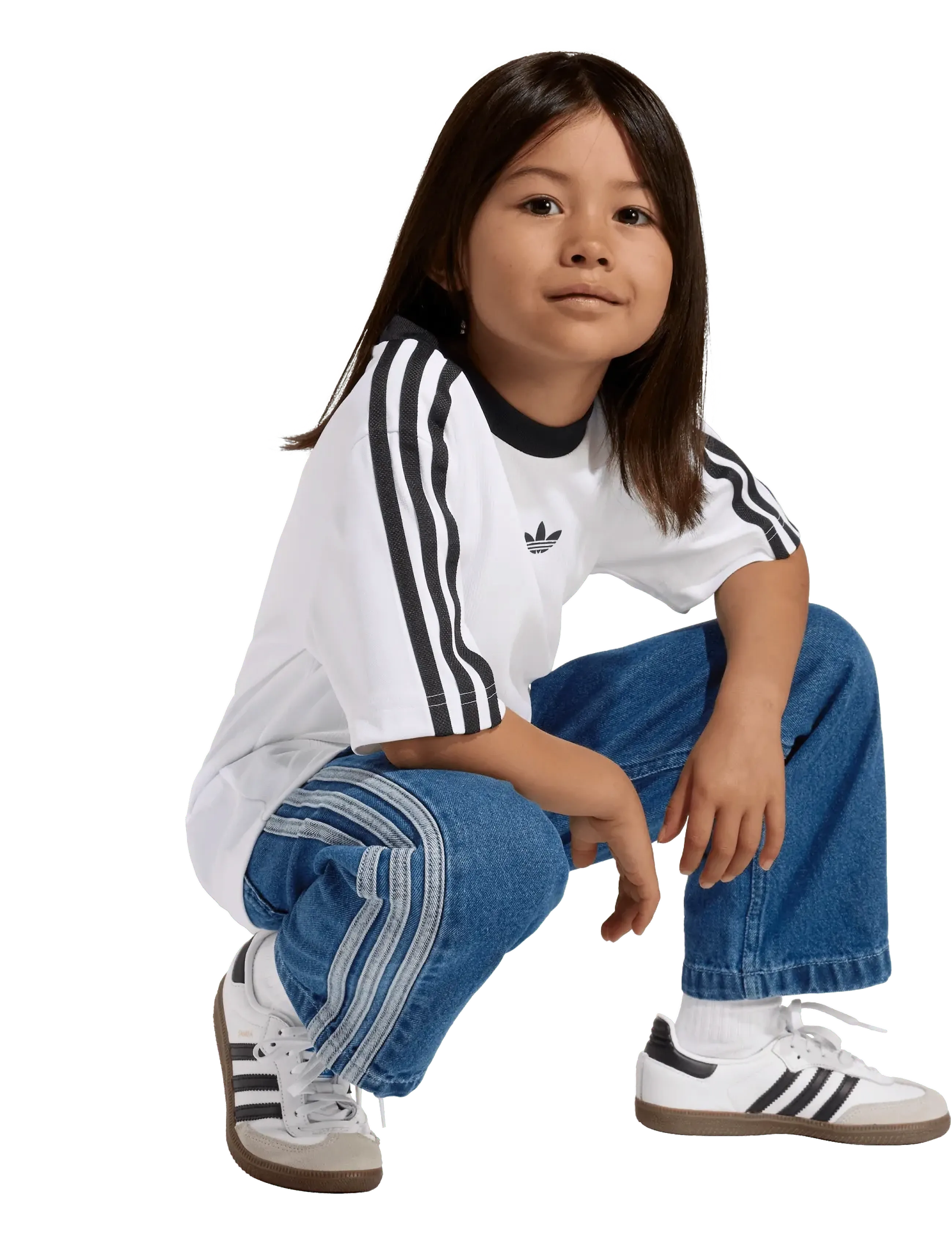 adidas Originals FIREBIRD DEN TP - Jeans - MEDVIN / white