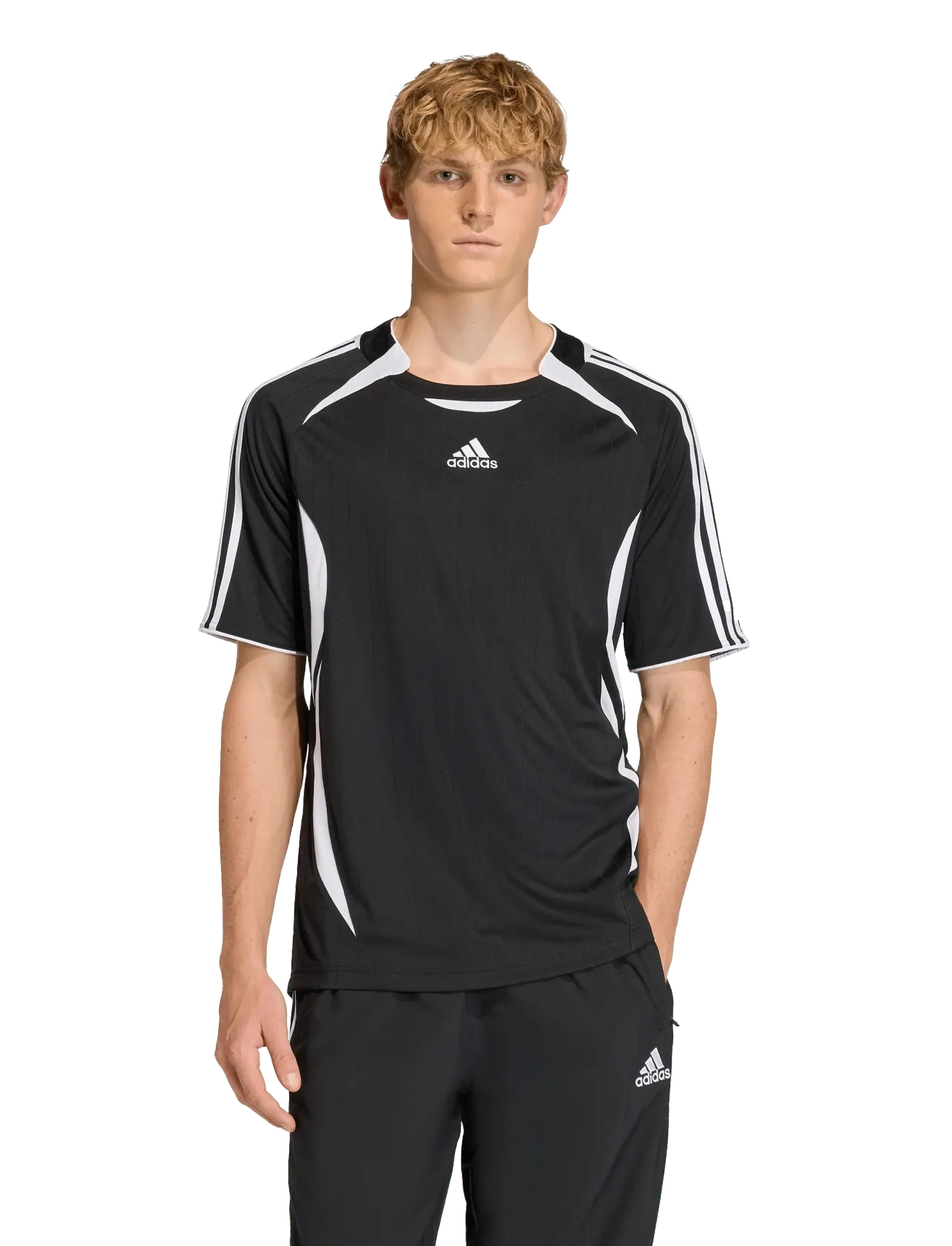 adidas Originals - TEAMGEIST TEE - tops & t-shirts - black - 3