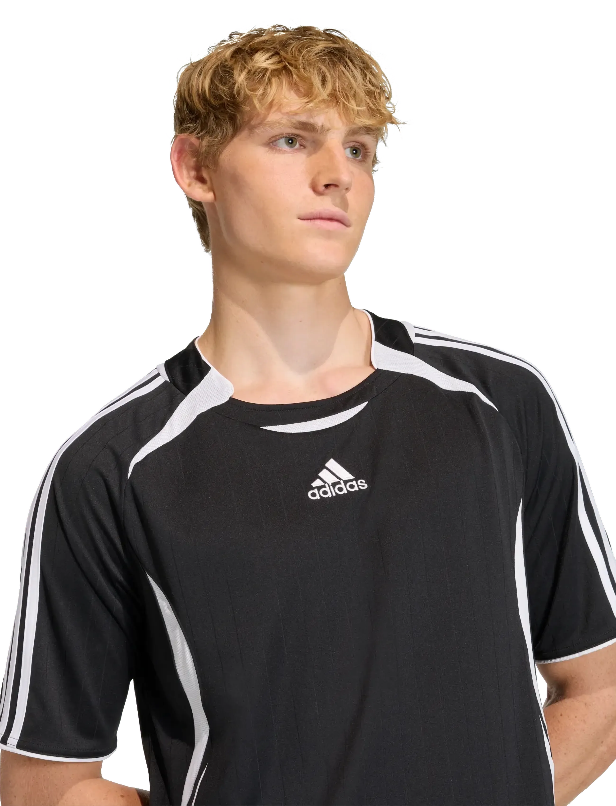 adidas Originals - TEAMGEIST TEE - tops & t-shirts - black - 4