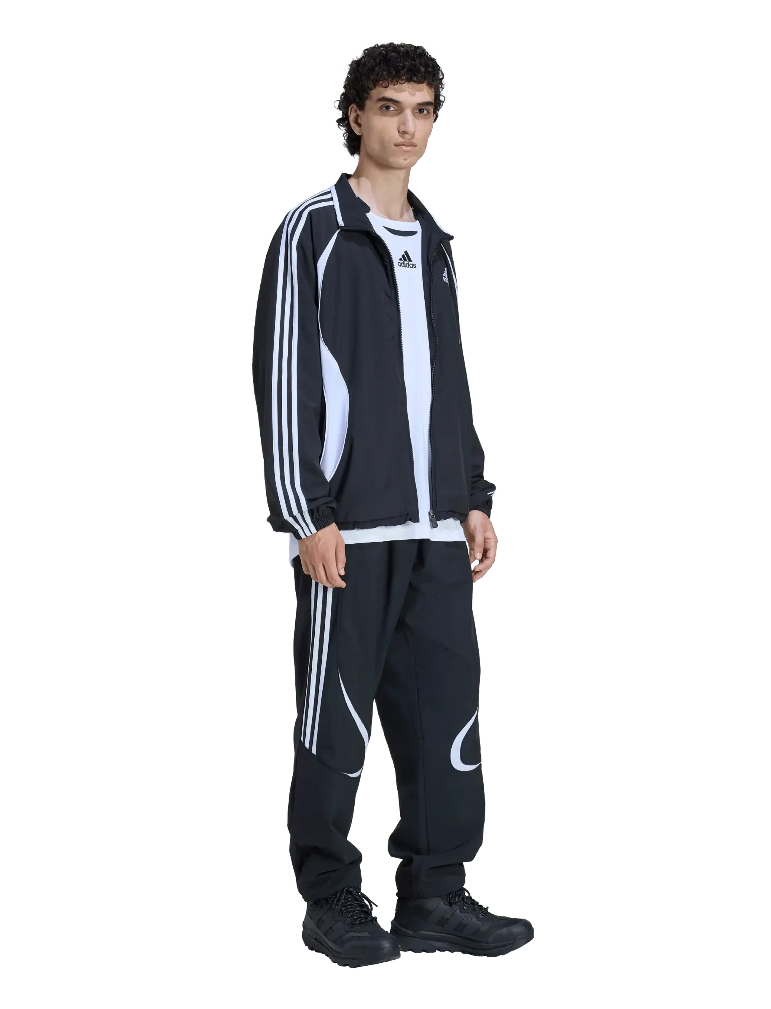 adidas Originals - TEAMGEIST TT - sportinės striukės - black - 3