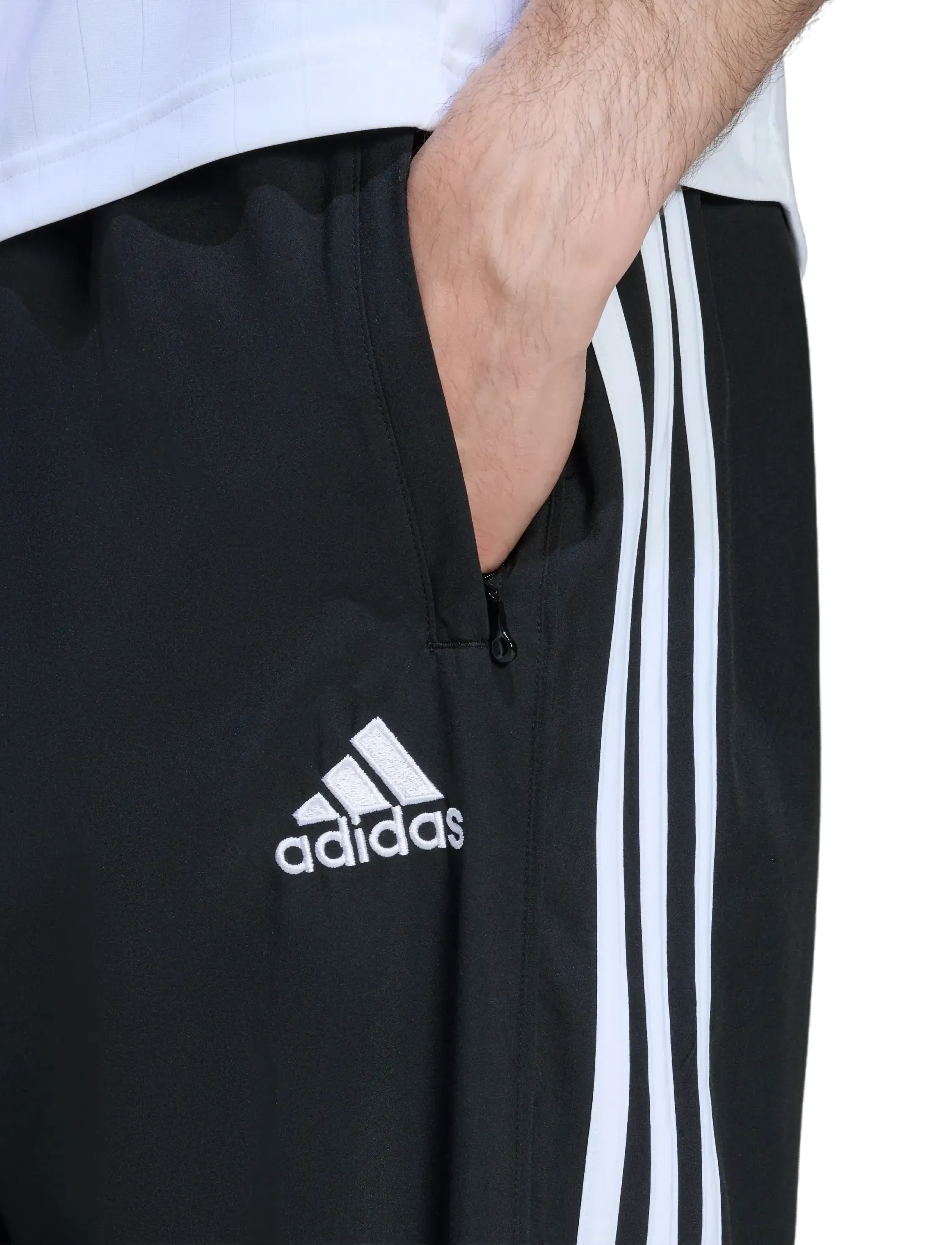 adidas Originals - TEAMGEIST TP - pantalon de sport - black/black/white - 3