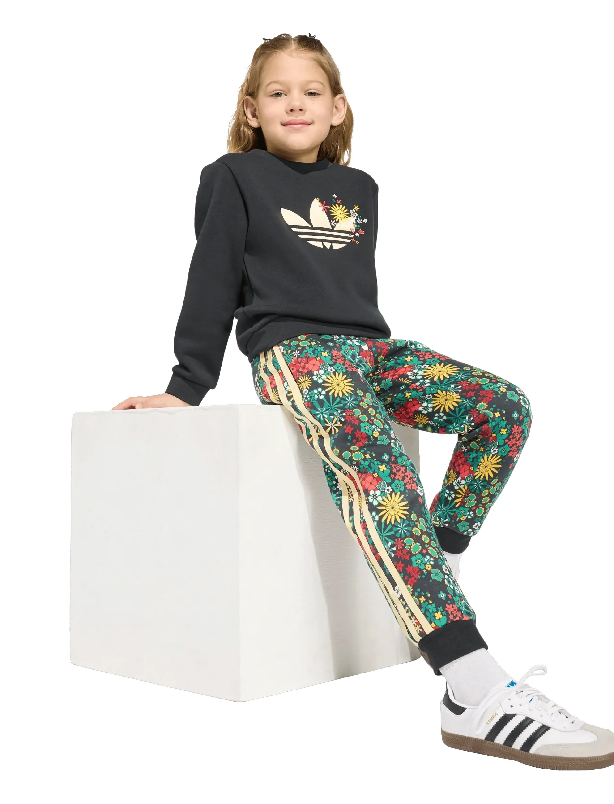 adidas Originals CREW SET - Verryttelypuvut - BLACK / black