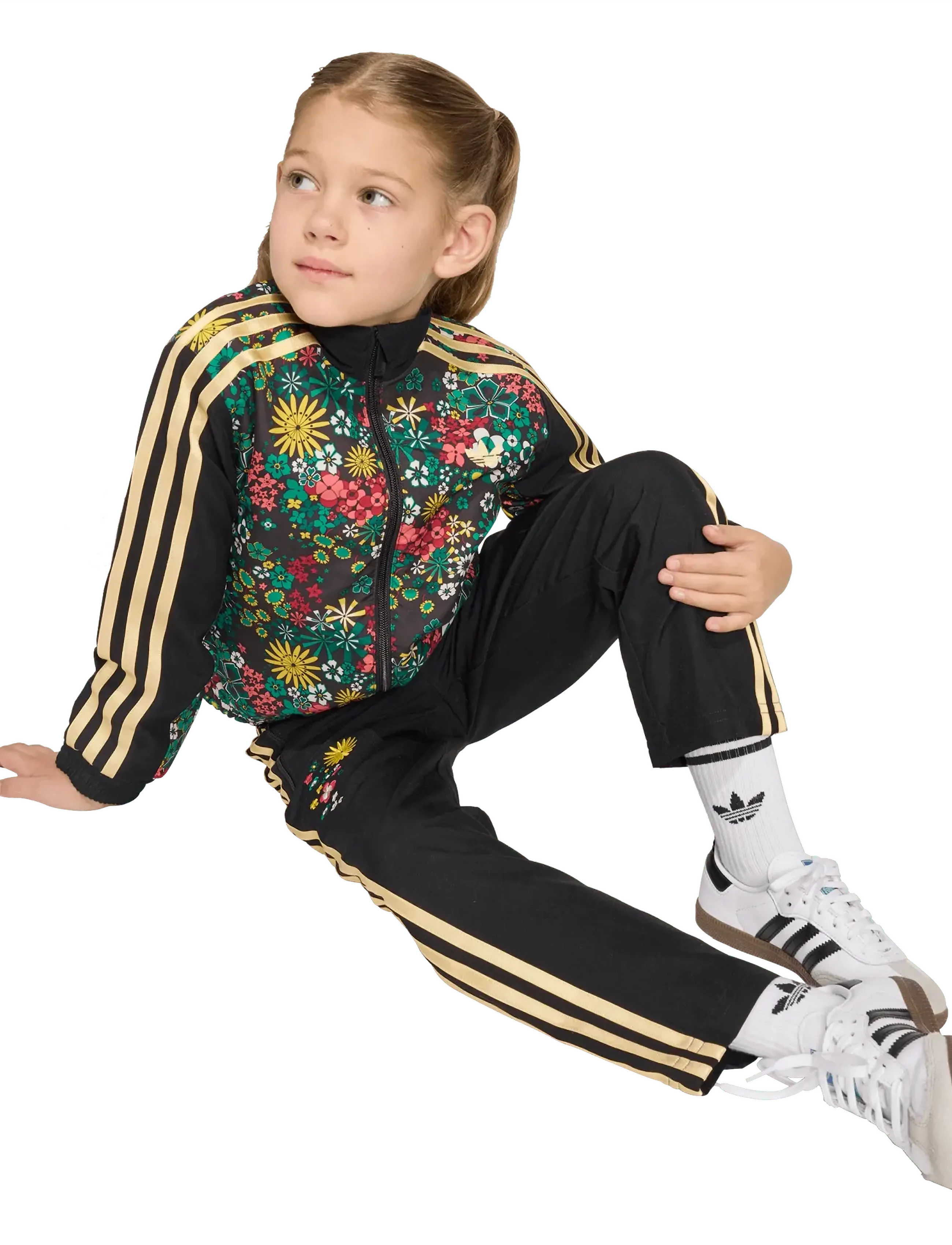 adidas Originals WOVEN TS - adidas Originals - BLACK / multi