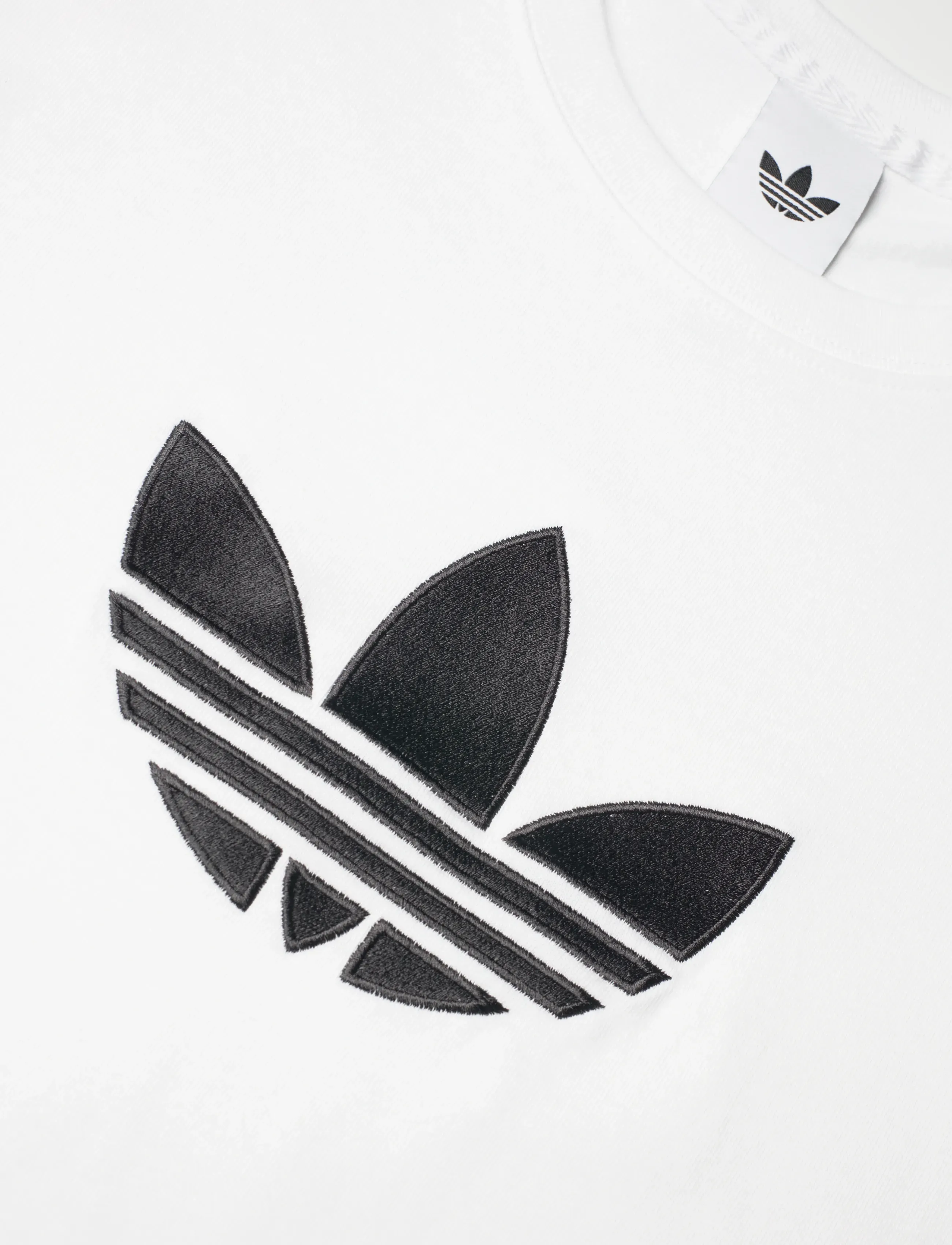 adidas Originals - TREFOIL BOXY T - t-shirts - white - 2