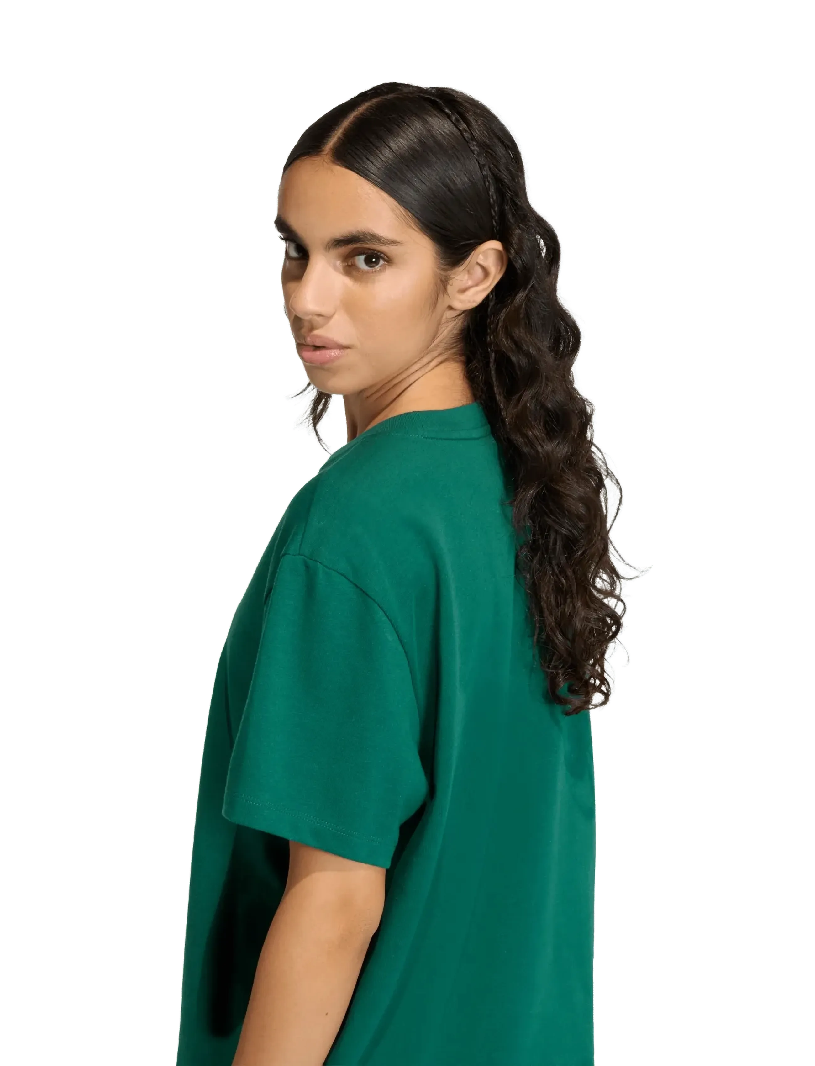 adidas Originals - TREFOIL BOXY T - t-shirts - cgreen - 4