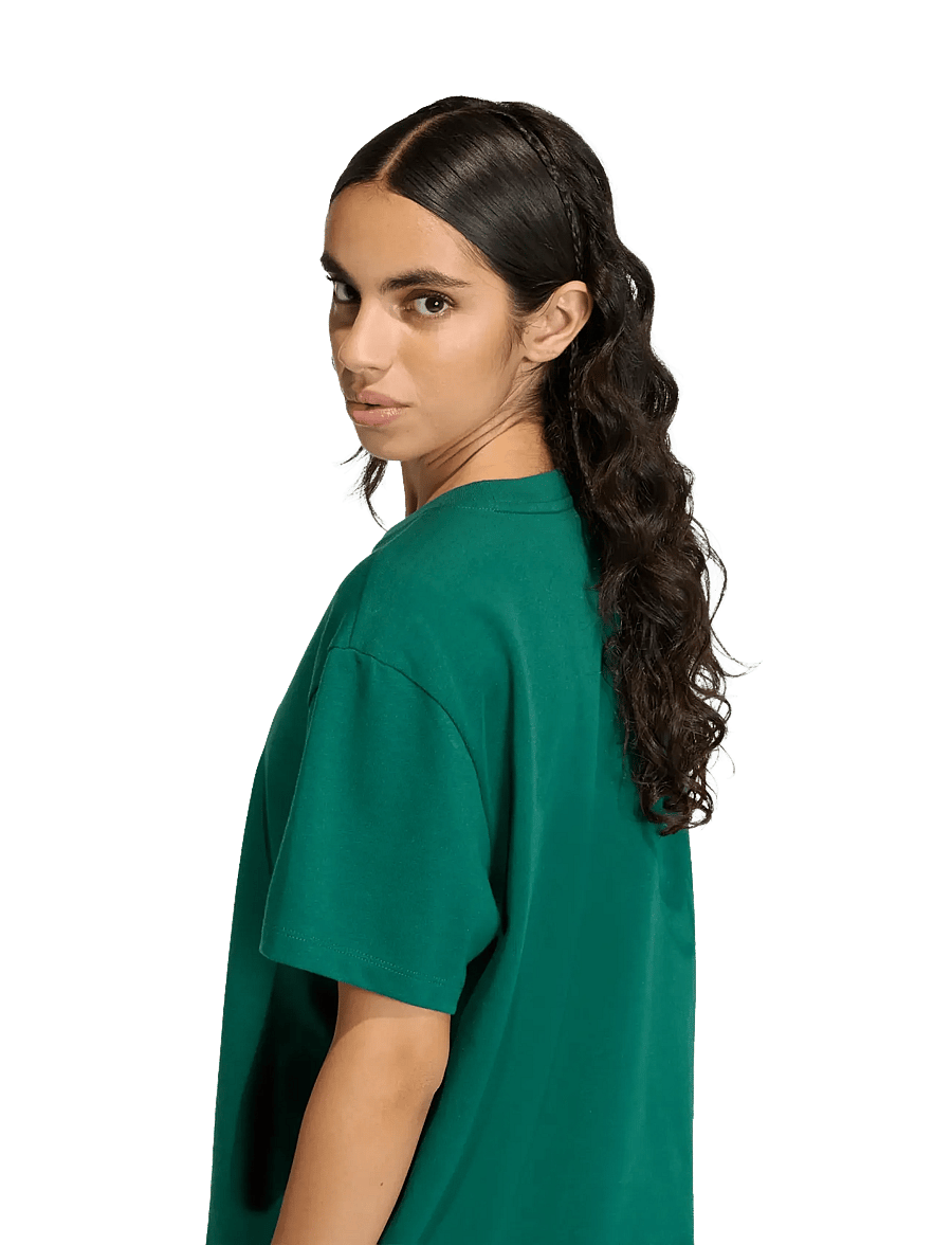 adidas Originals - TREFOIL BOXY T - t-shirts - cgreen - 4
