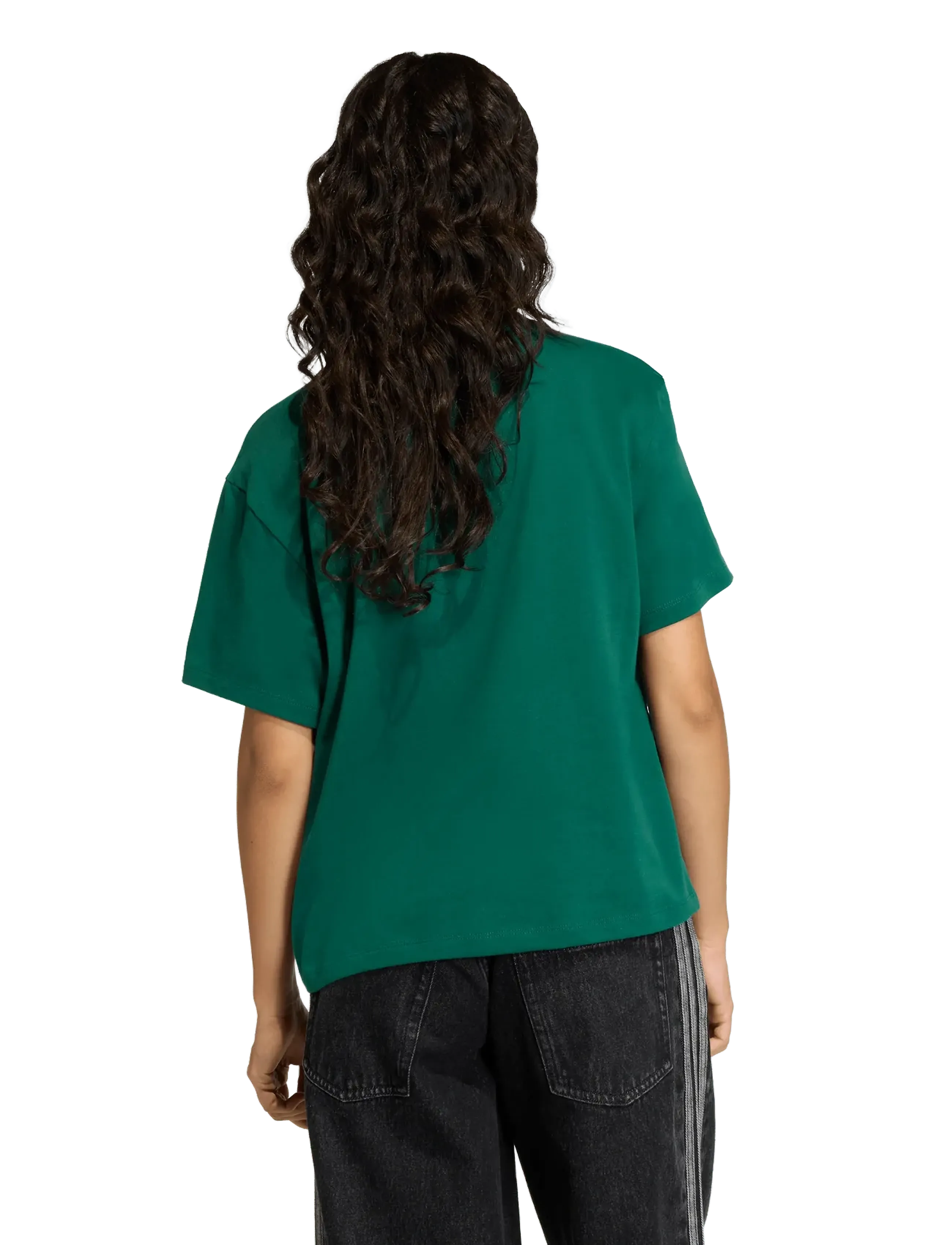 adidas Originals - TREFOIL BOXY T - t-shirts - cgreen - 5
