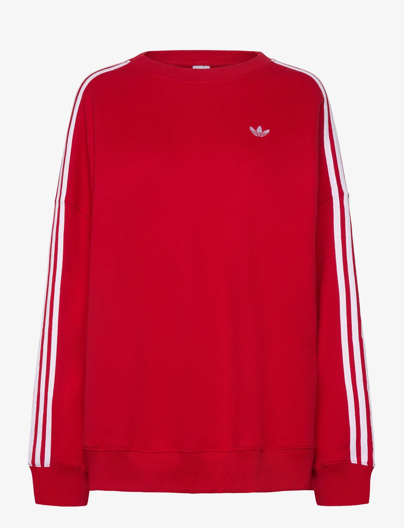 adidas Originals - 3S OS CRW - Överdelar - betsca/white - 0