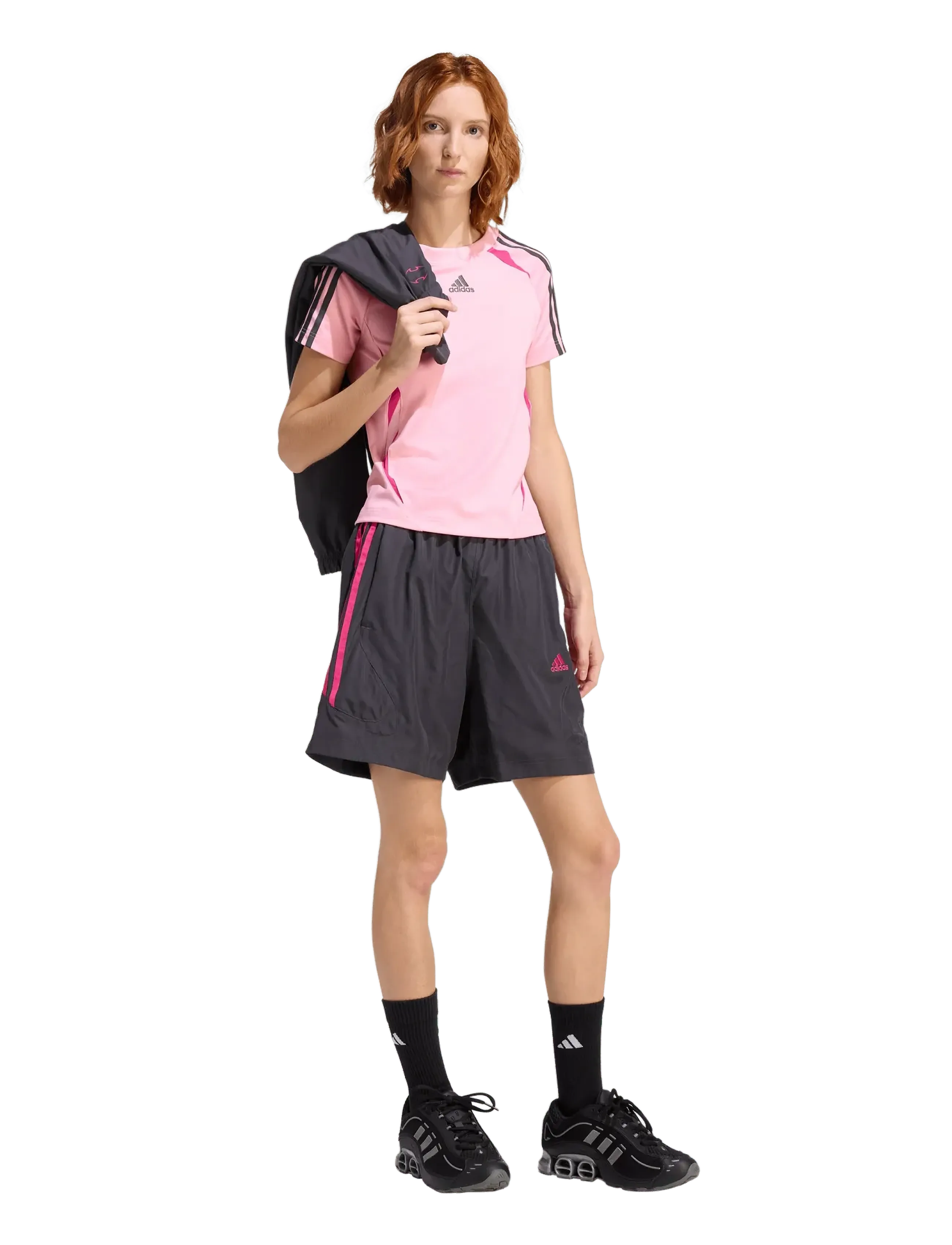 adidas Originals - TEAMGEIST T - t-shirts - ltpink/reamag/utiblk - 0