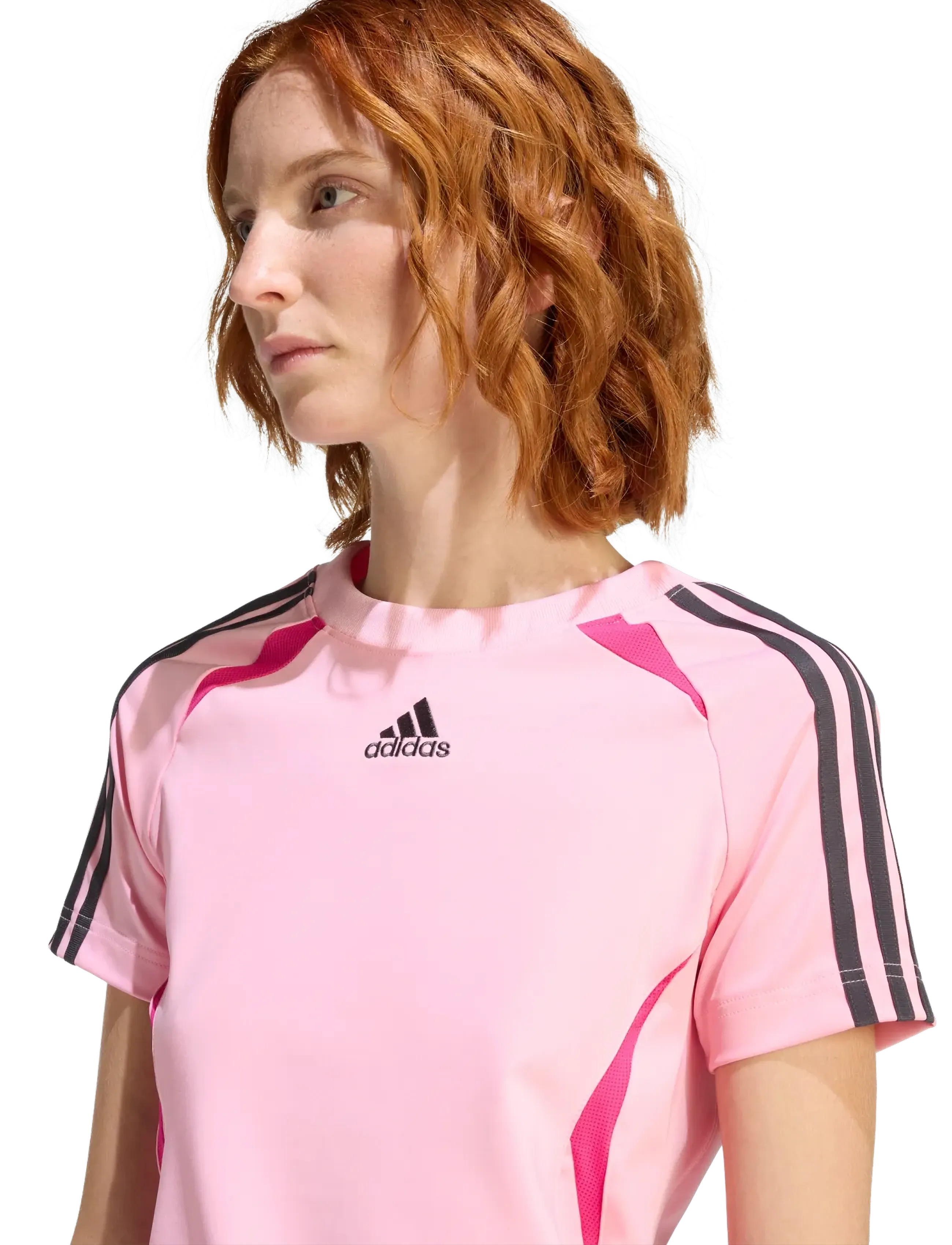 adidas Originals - TEAMGEIST T - t-shirts - ltpink/reamag/utiblk - 3