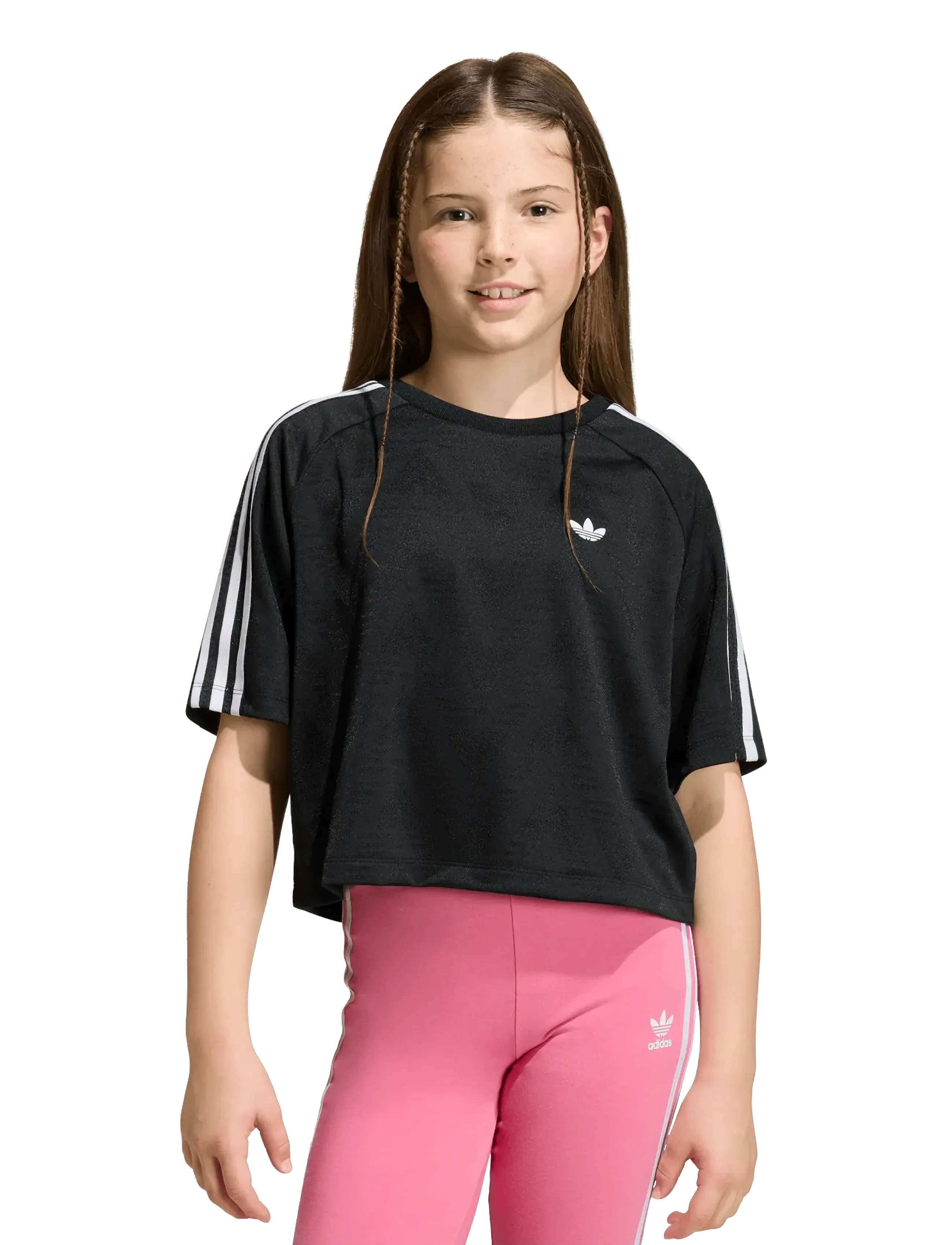 adidas Originals - BOXY JERSEY - sportstoppe - black/white - 2