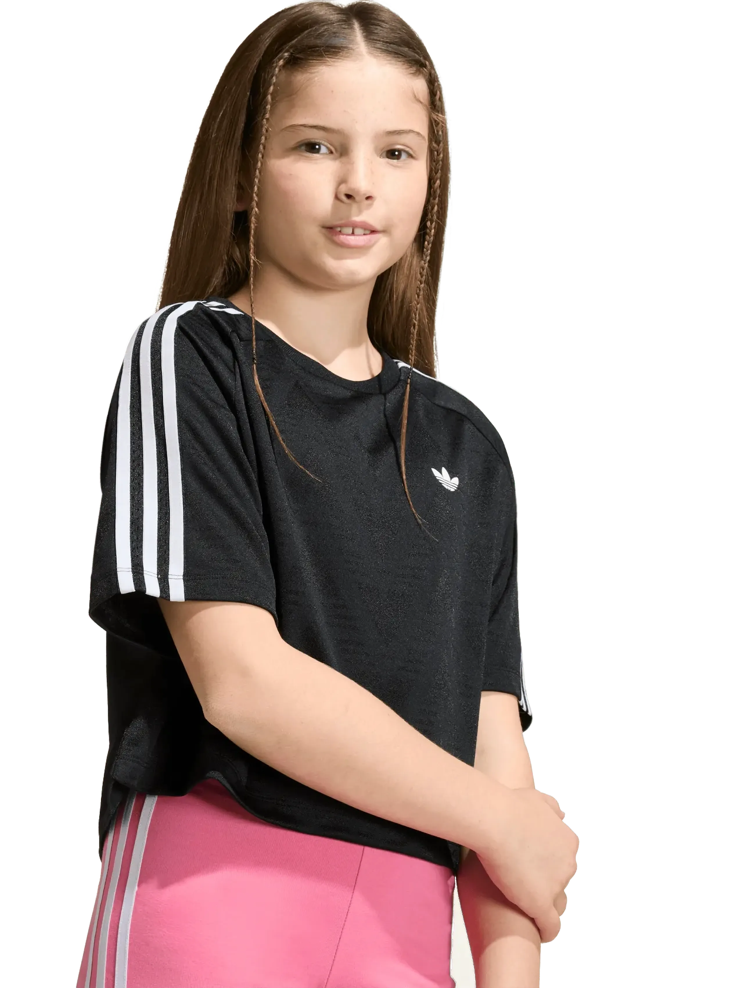 adidas Originals - BOXY JERSEY - sportstoppe - black/white - 3