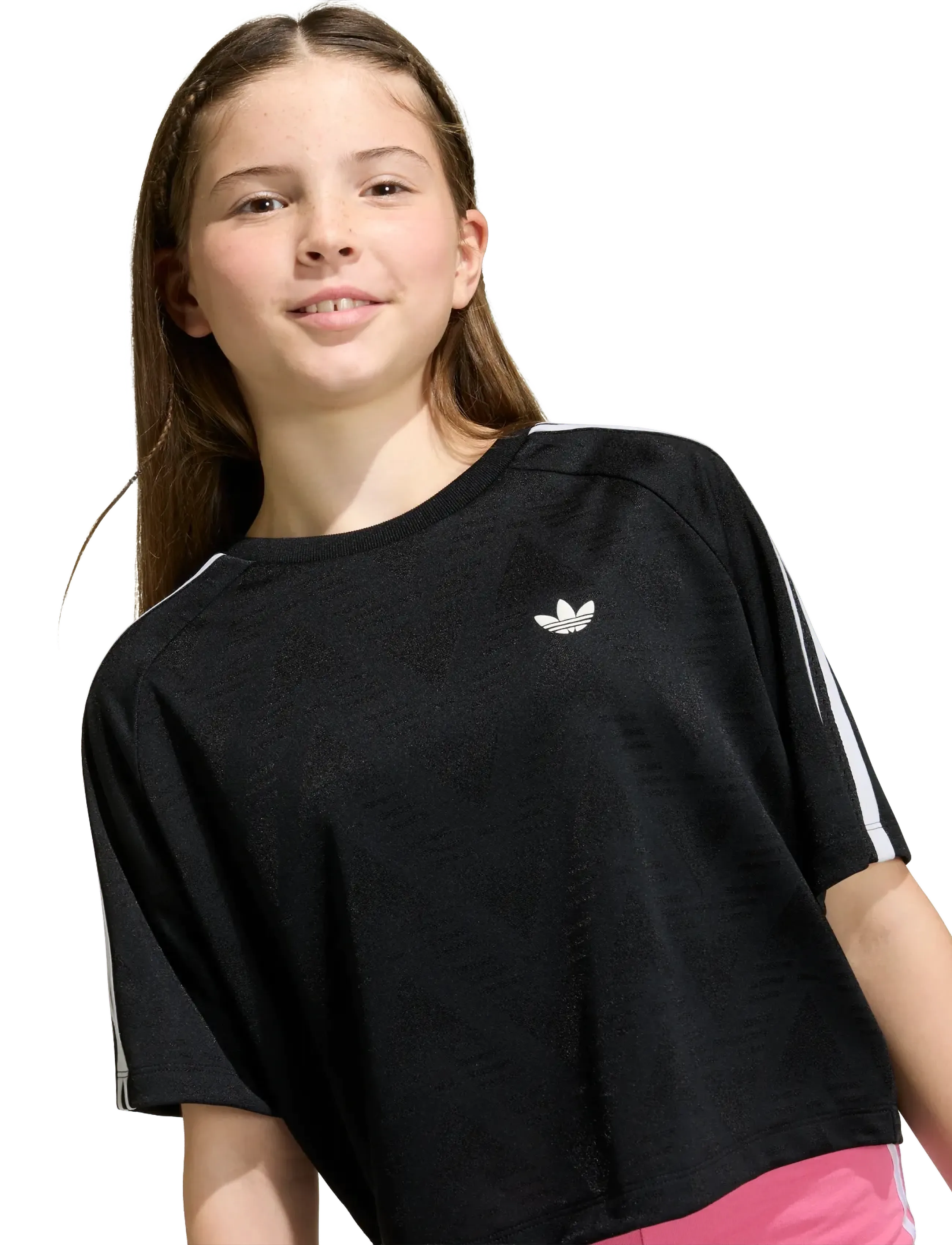 adidas Originals - BOXY JERSEY - sportstoppe - black/white - 4