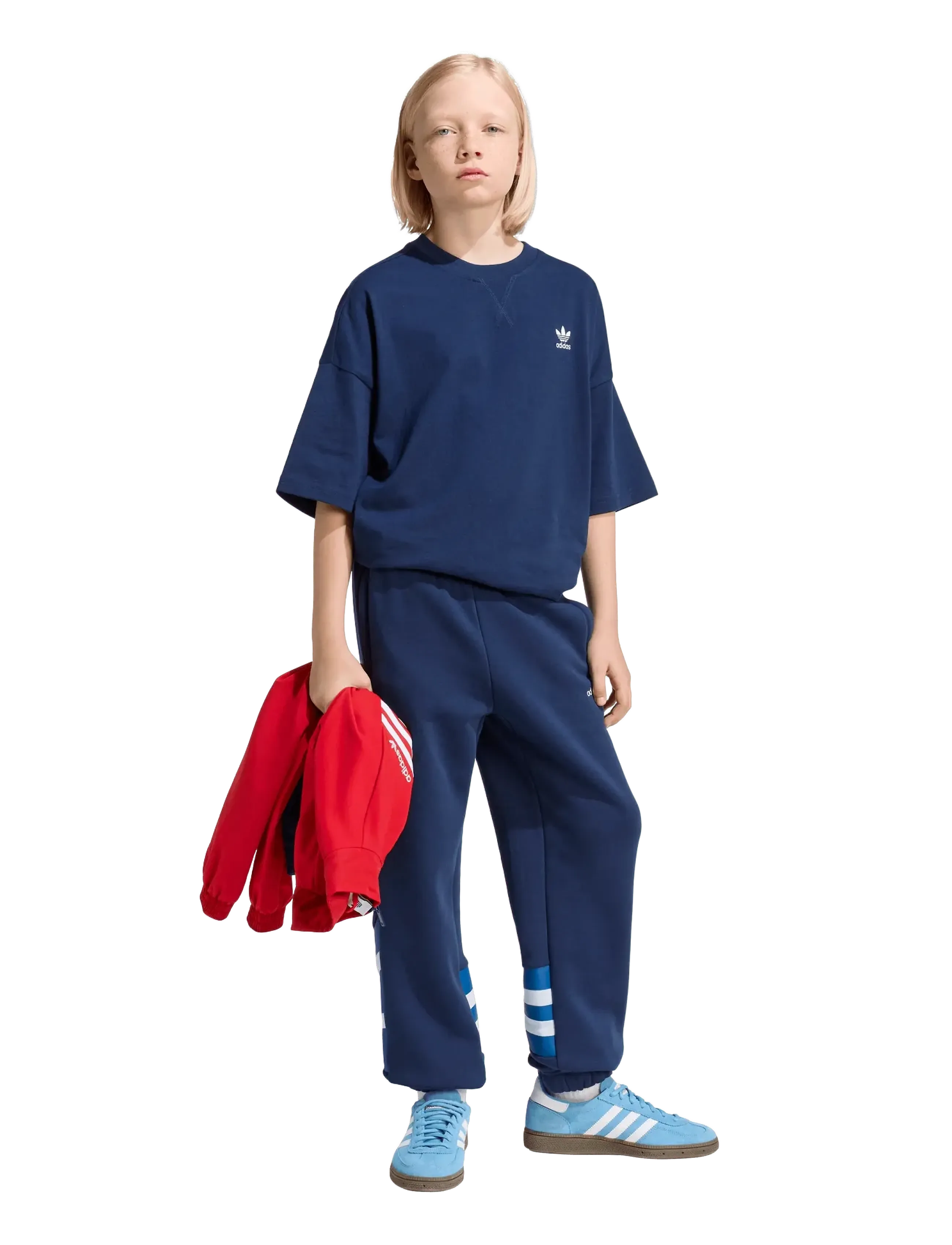 adidas Originals LO SWEATPANT - Mjukisbyxor - NINDIG/CROYAL / navy