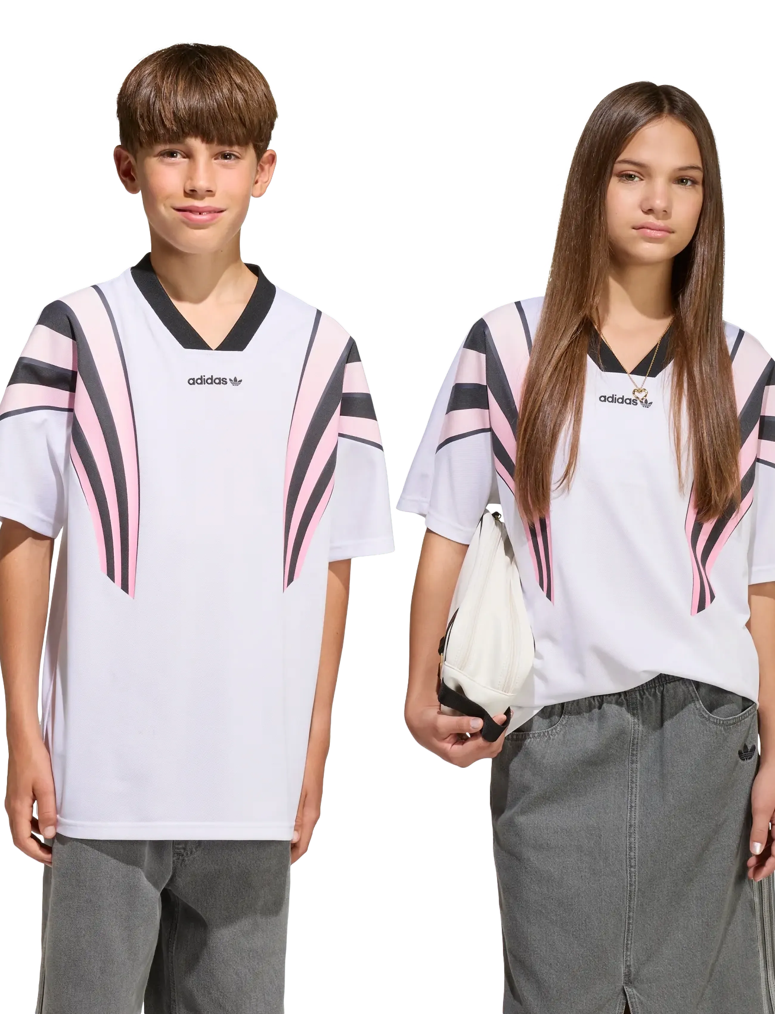 adidas Originals - LOOSE T-SHIRT - kortärmade t-shirts - white/blipnk - 3