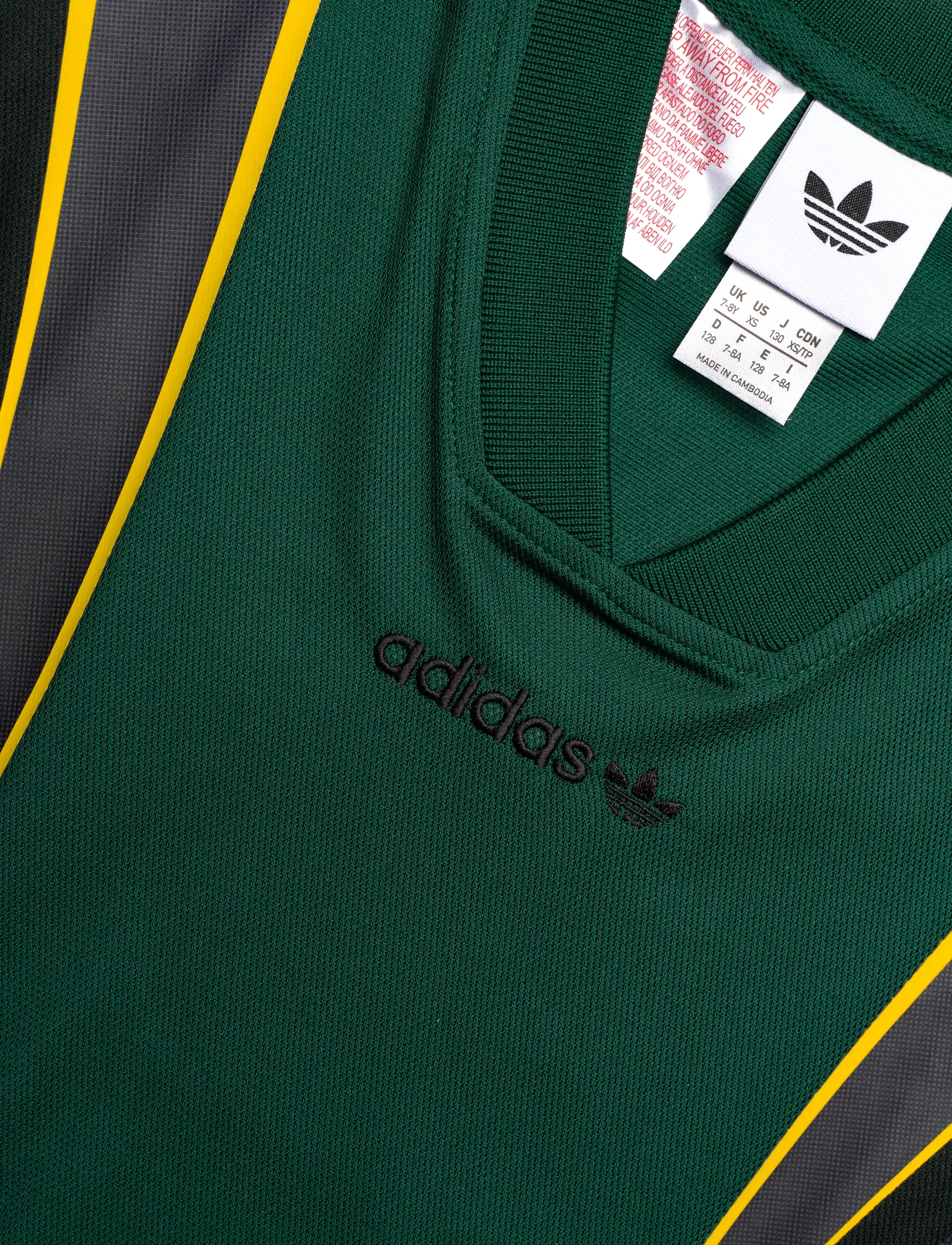 adidas Originals - LOOSE T-SHIRT - kortærmede t-shirts - cgreen/black - 2