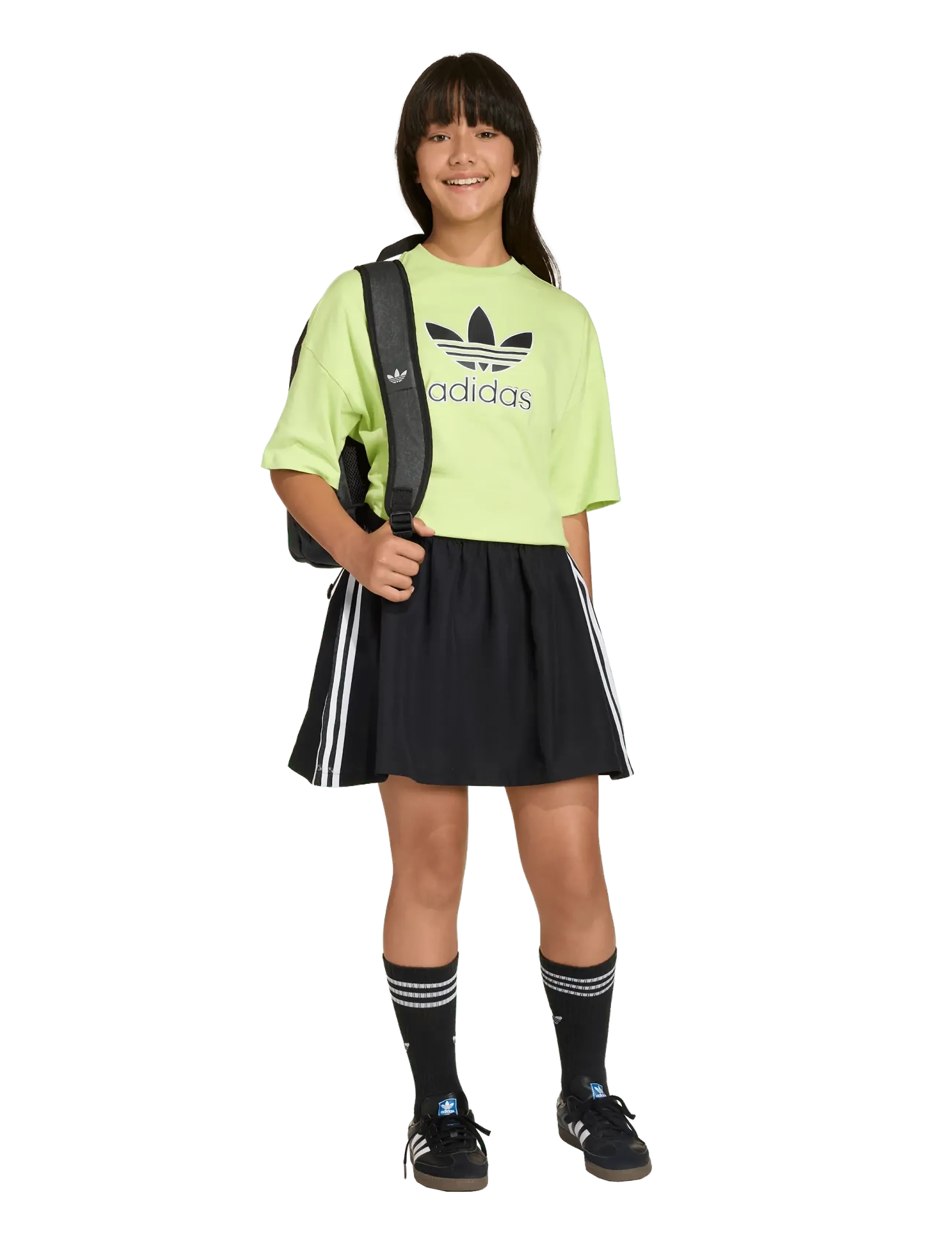 adidas Originals WOVEN SKIRT - Riided - BLACK/WHITE / black