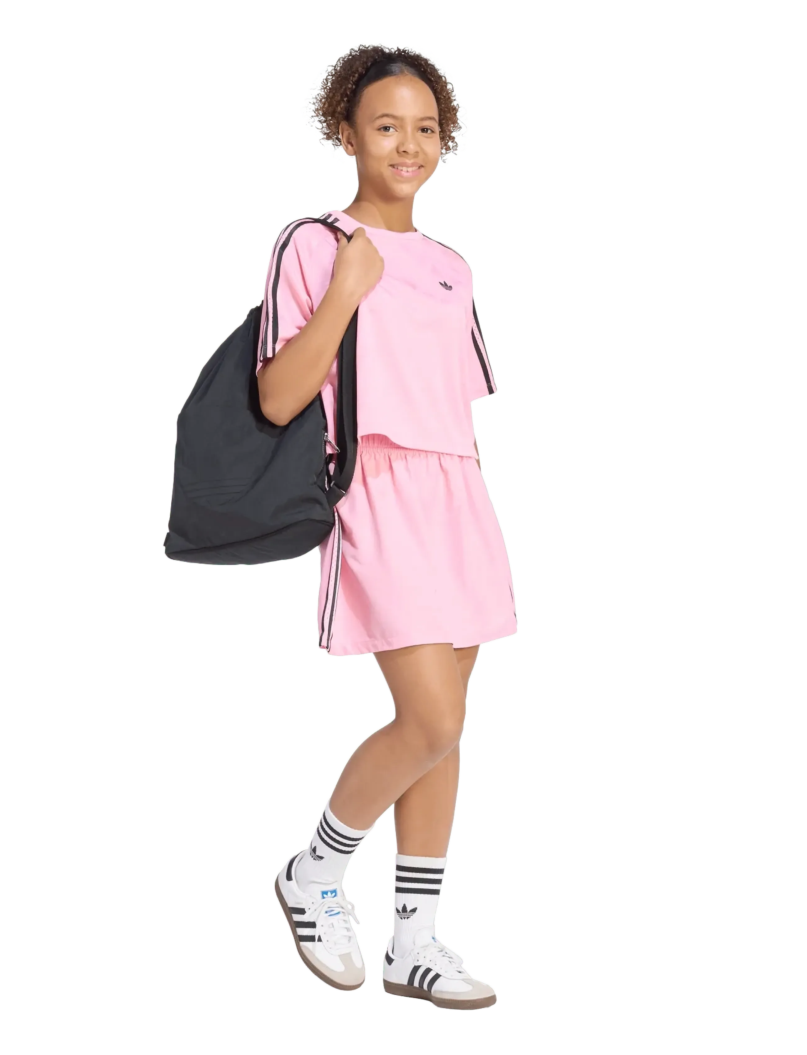 adidas Originals WOVEN SKIRT - Röcke - LTPINK/BLACK / pink/rose