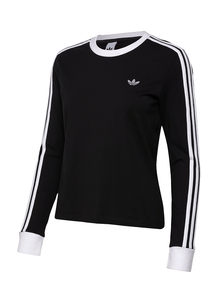 adidas Originals - 3S LONGLSEEVE - long-sleeved tops - black/white - 2
