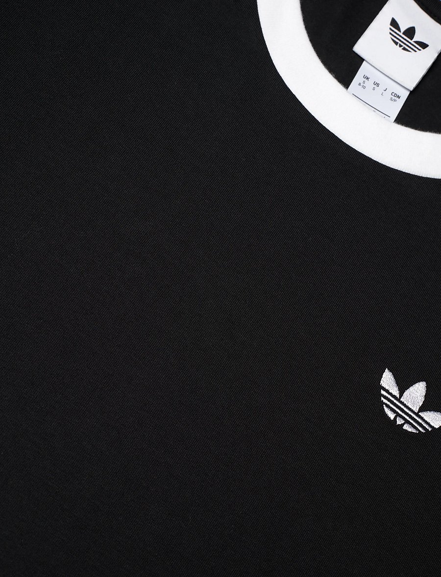 adidas Originals - 3S LONGLSEEVE - long-sleeved tops - black/white - 4